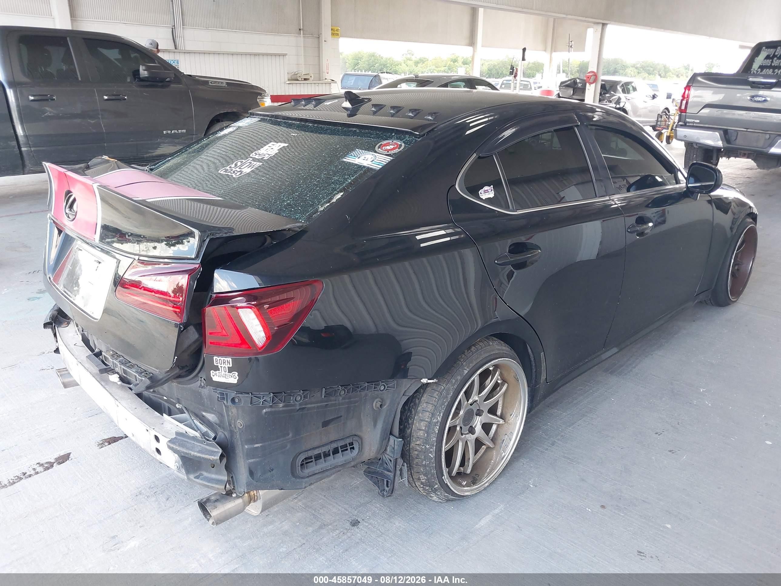 2007 Lexus Is 250   Black vin: JTHBK262972052358