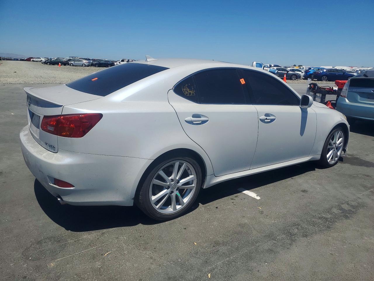 2007 Lexus Is 250 Base White vin: JTHBK262972056765