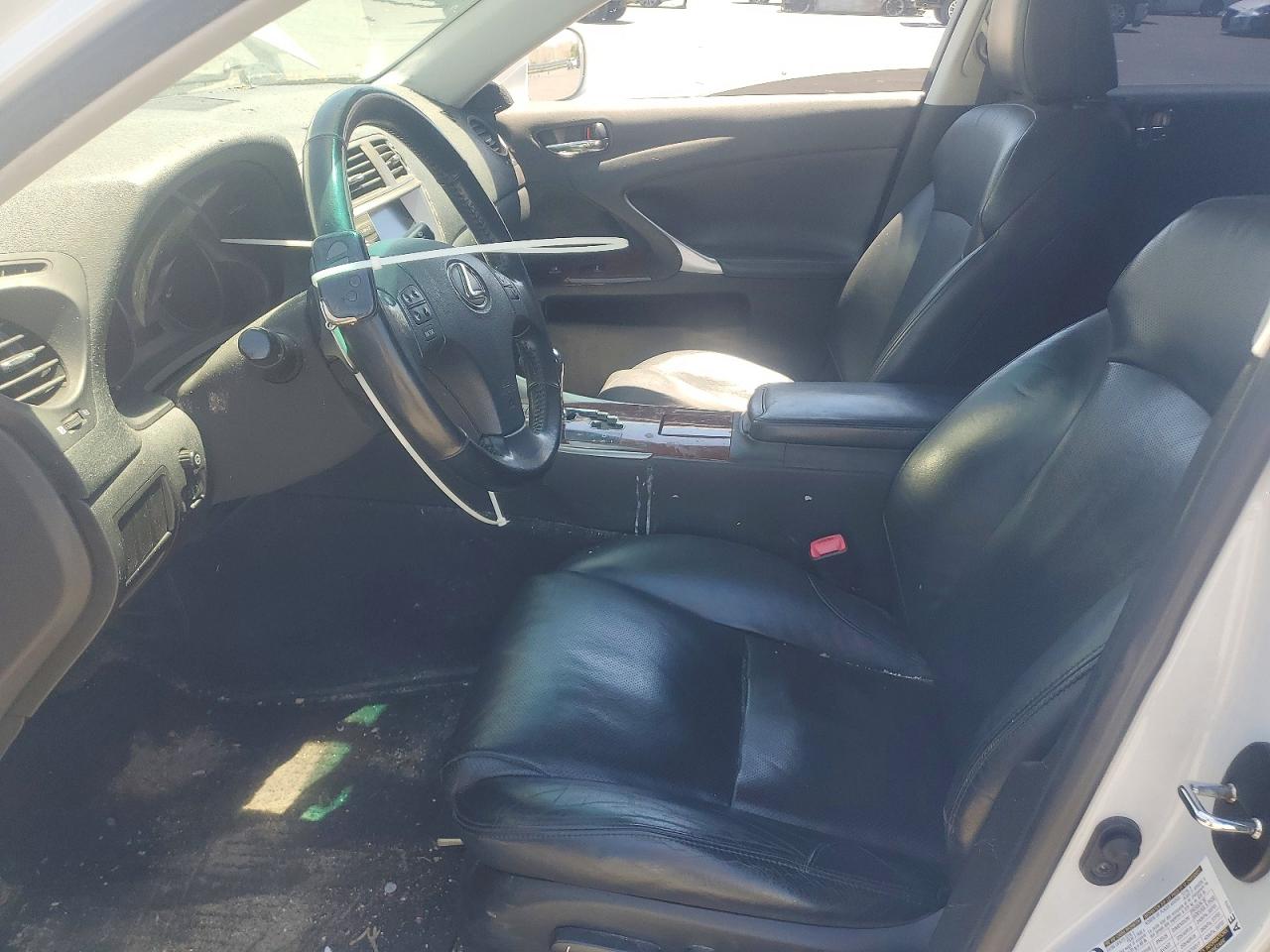 2007 Lexus Is 250 Base White vin: JTHBK262972056765