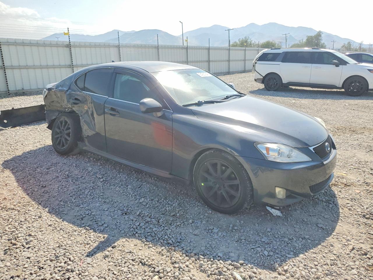 2007 Lexus Is 250 Base Black vin: JTHBK262975041133