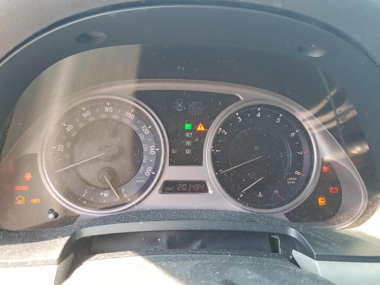 2007 Lexus Is 250 Base Black vin: JTHBK262975041133