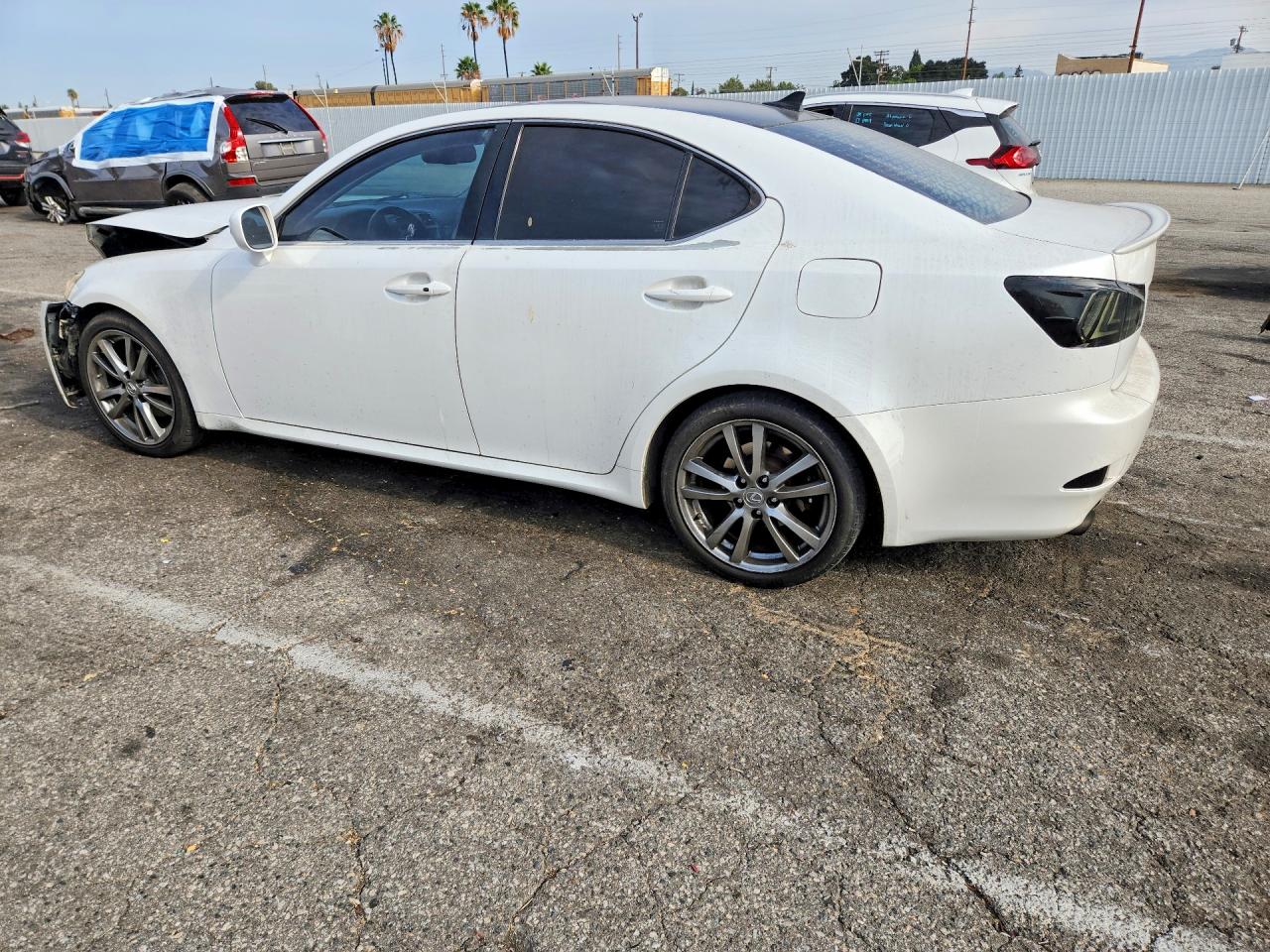 2008 Lexus Is 250 Base White vin: JTHBK262982059554