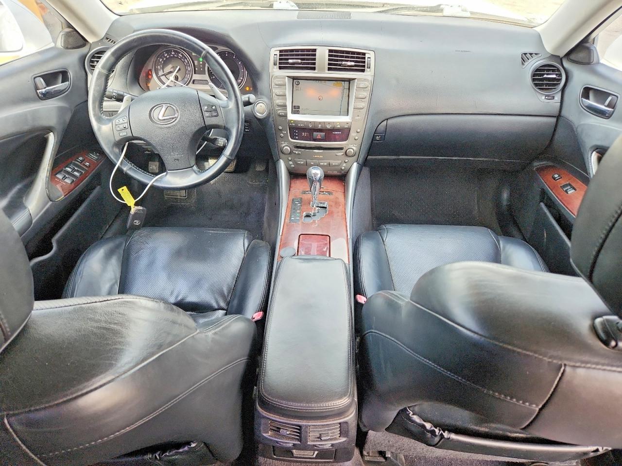 2008 Lexus Is 250 Base White vin: JTHBK262982059554