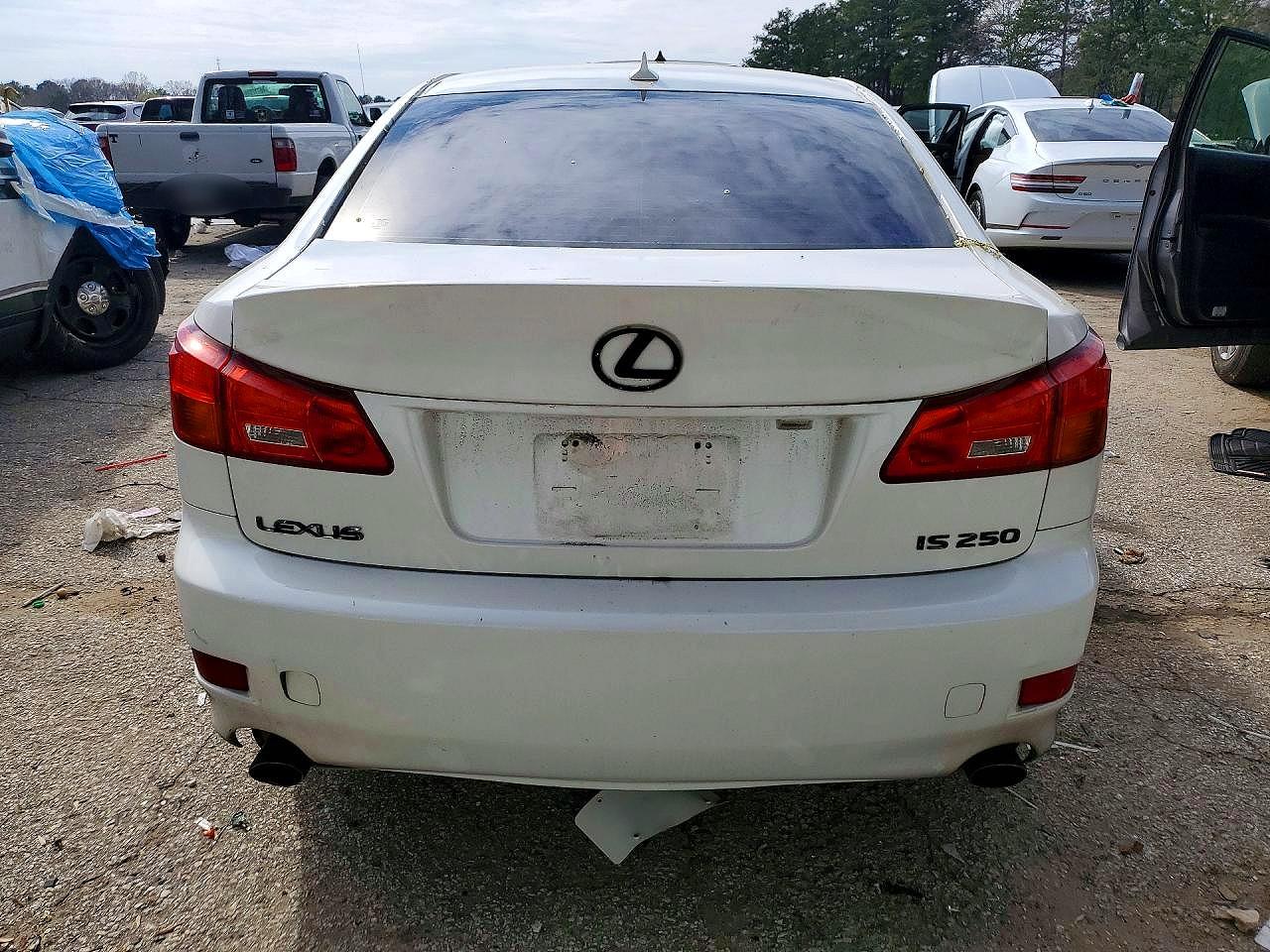 2008 Lexus Is 250 Base Белый vin: JTHBK262982077066
