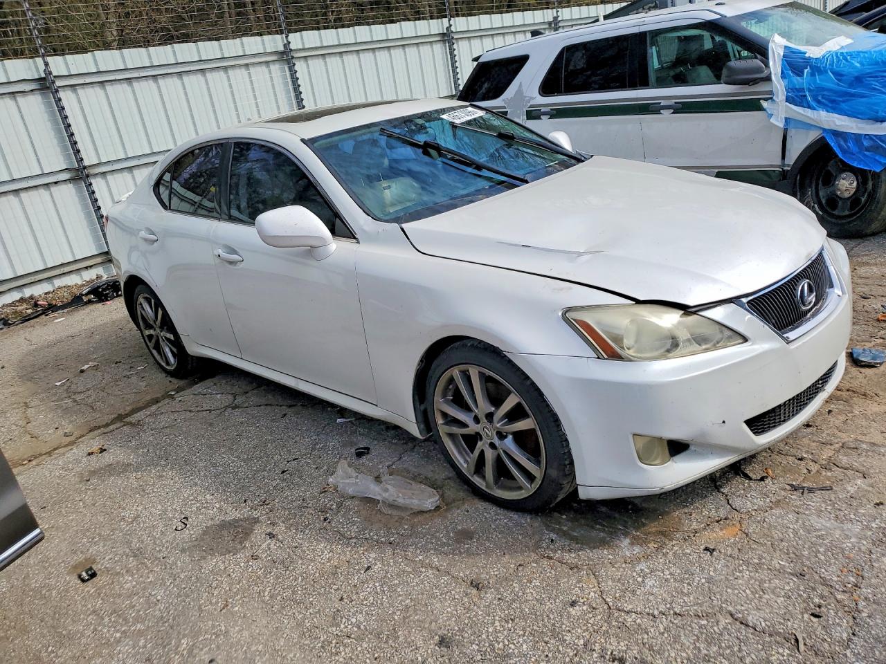 2008 Lexus Is 250 Base Белый vin: JTHBK262982077066