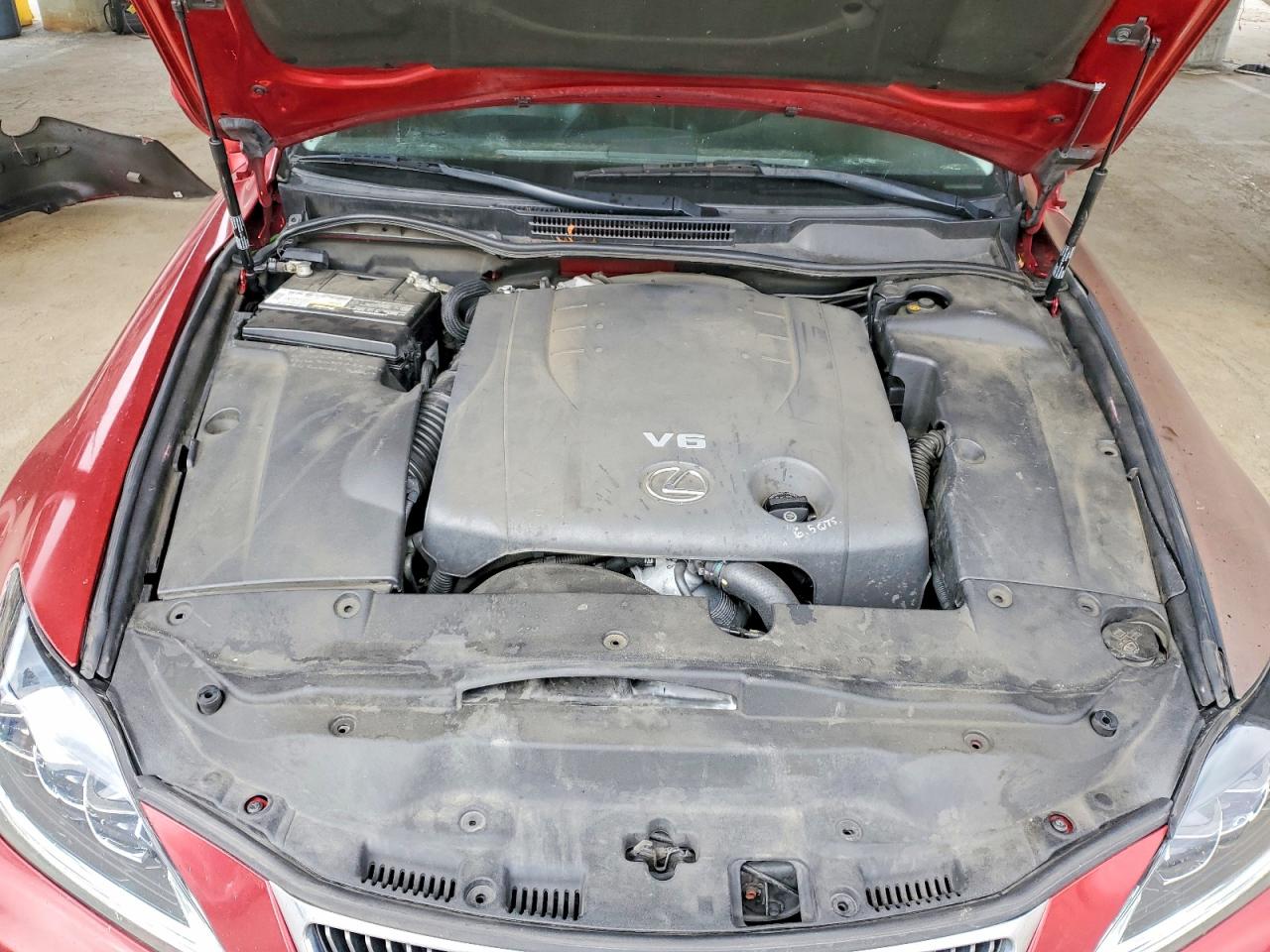 2008 Lexus Is 250 Burgundy vin: JTHBK262985051484