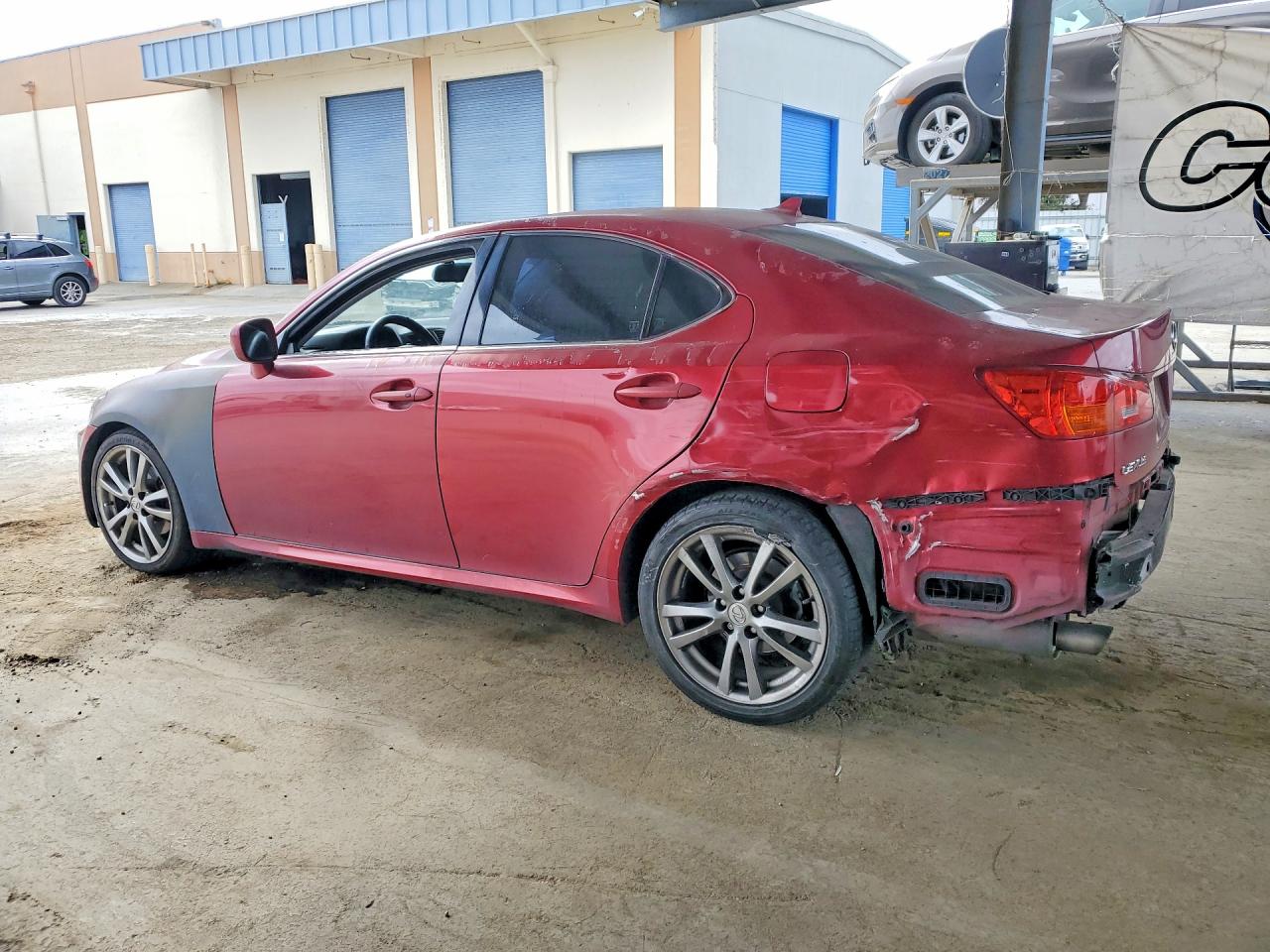 2008 Lexus Is 250 Burgundy vin: JTHBK262985051484