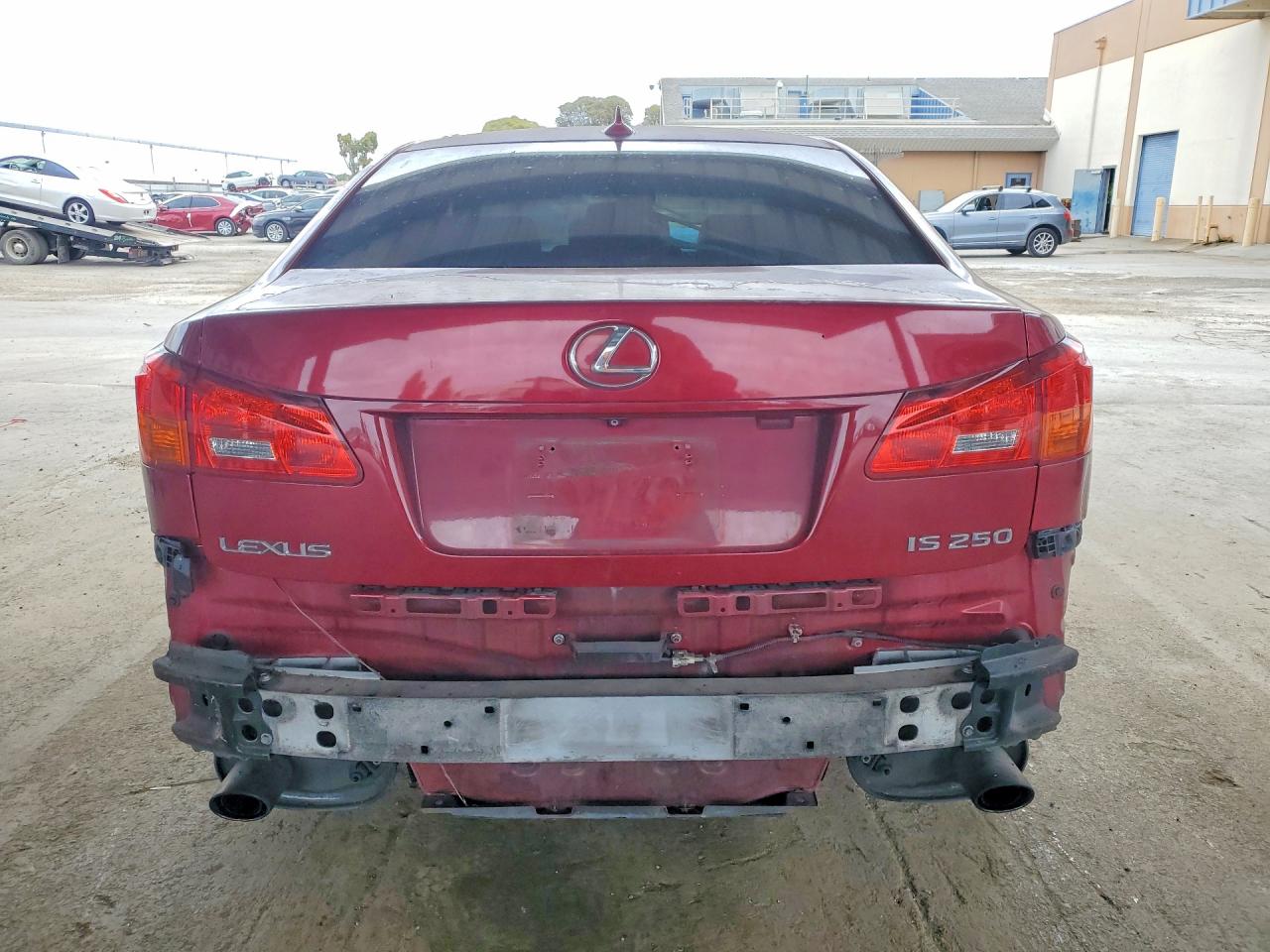 2008 Lexus Is 250 Burgundy vin: JTHBK262985051484