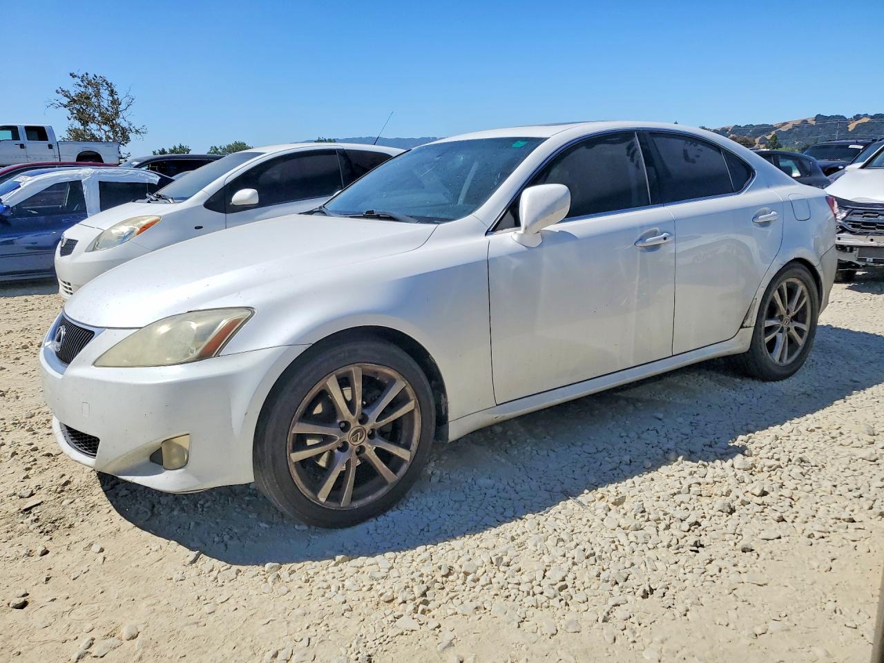 2008 Lexus Is 250 White vin: JTHBK262985052974