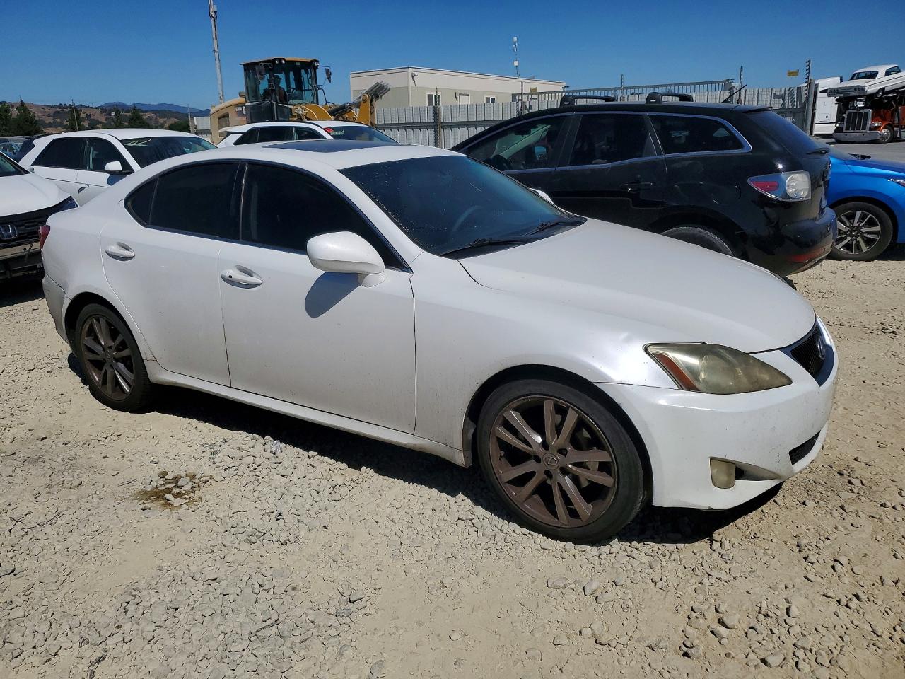 2008 Lexus Is 250 White vin: JTHBK262985052974