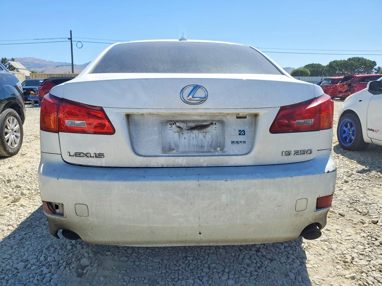 2008 Lexus Is 250 White vin: JTHBK262985052974