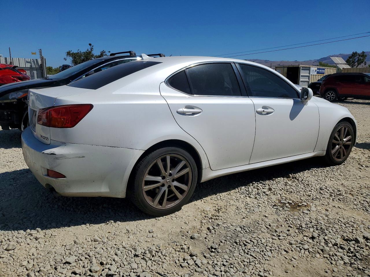 2008 Lexus Is 250 White vin: JTHBK262985052974