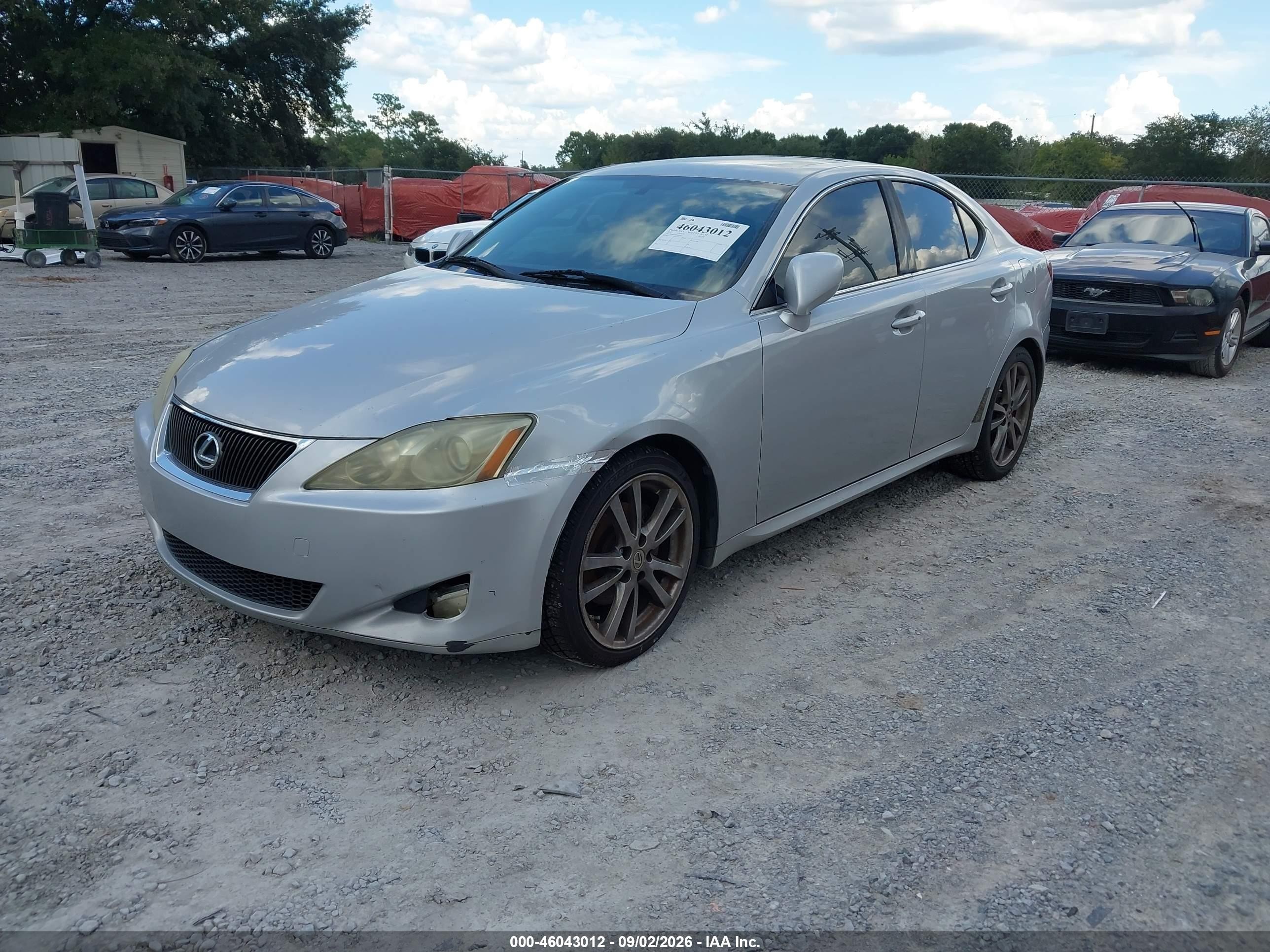 2008 Lexus Is 250   Silver vin: JTHBK262985069533