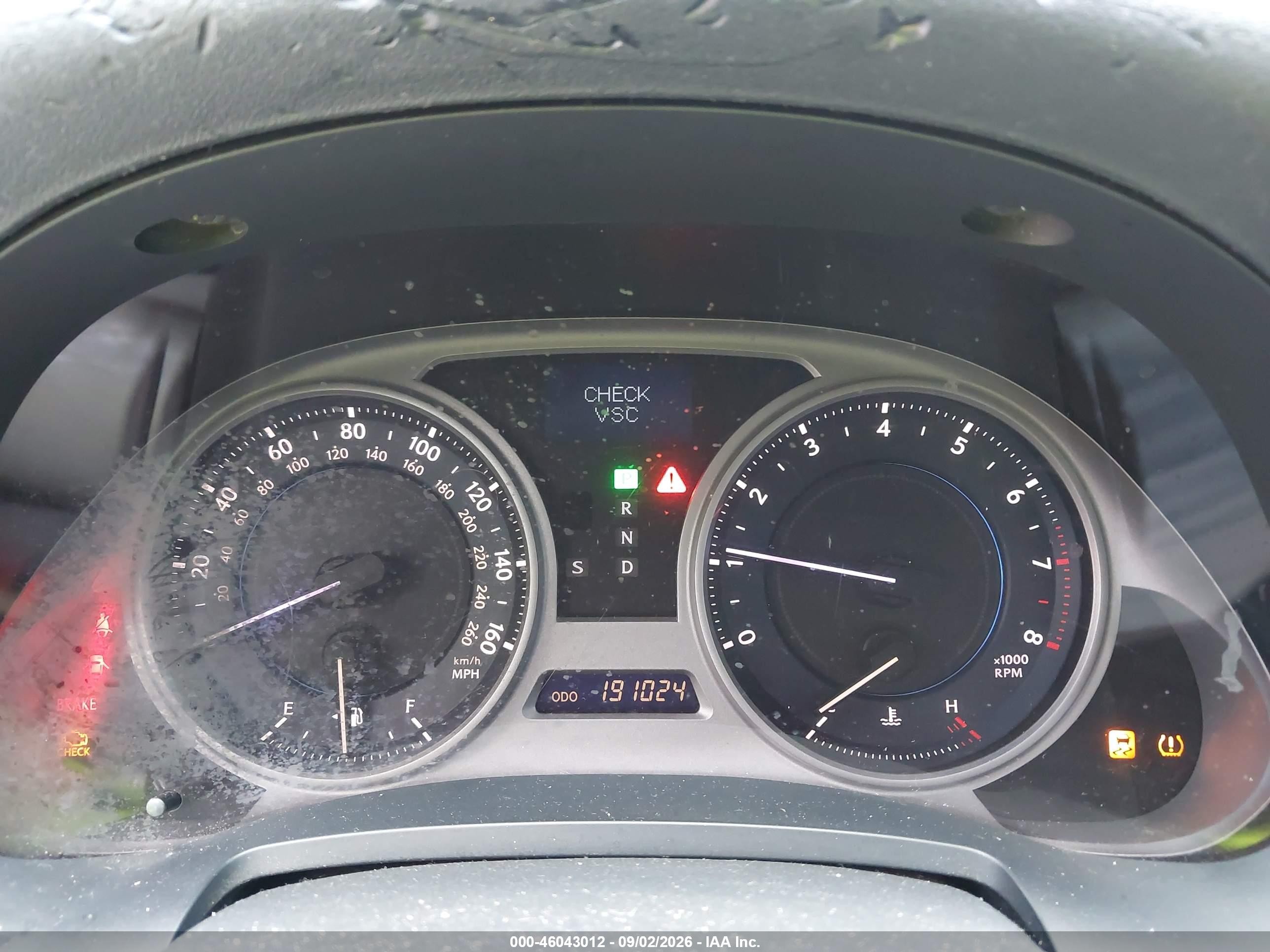 2008 Lexus Is 250   Silver vin: JTHBK262985069533