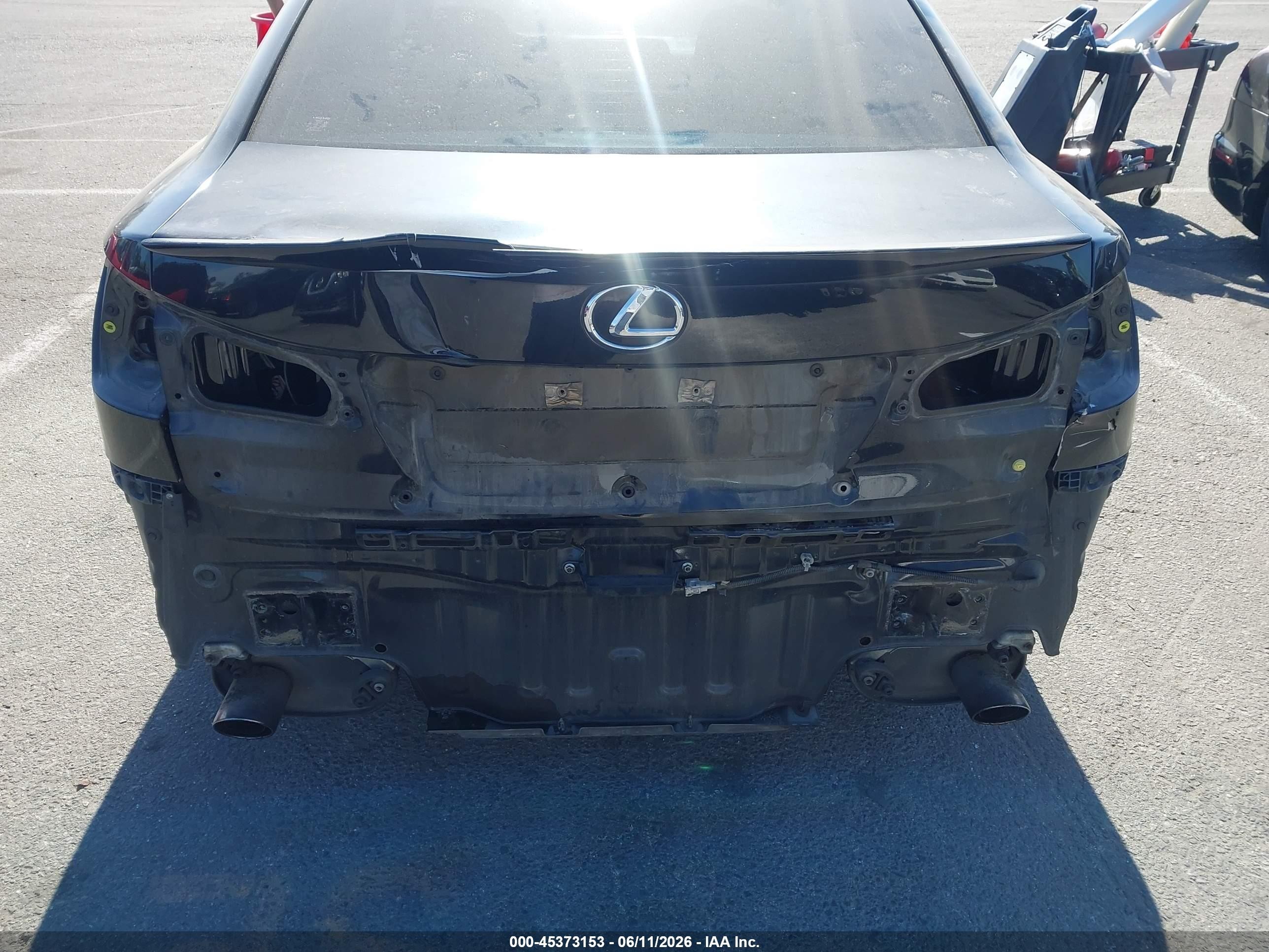 2008 Lexus Is 250   Black vin: JTHBK262985082458