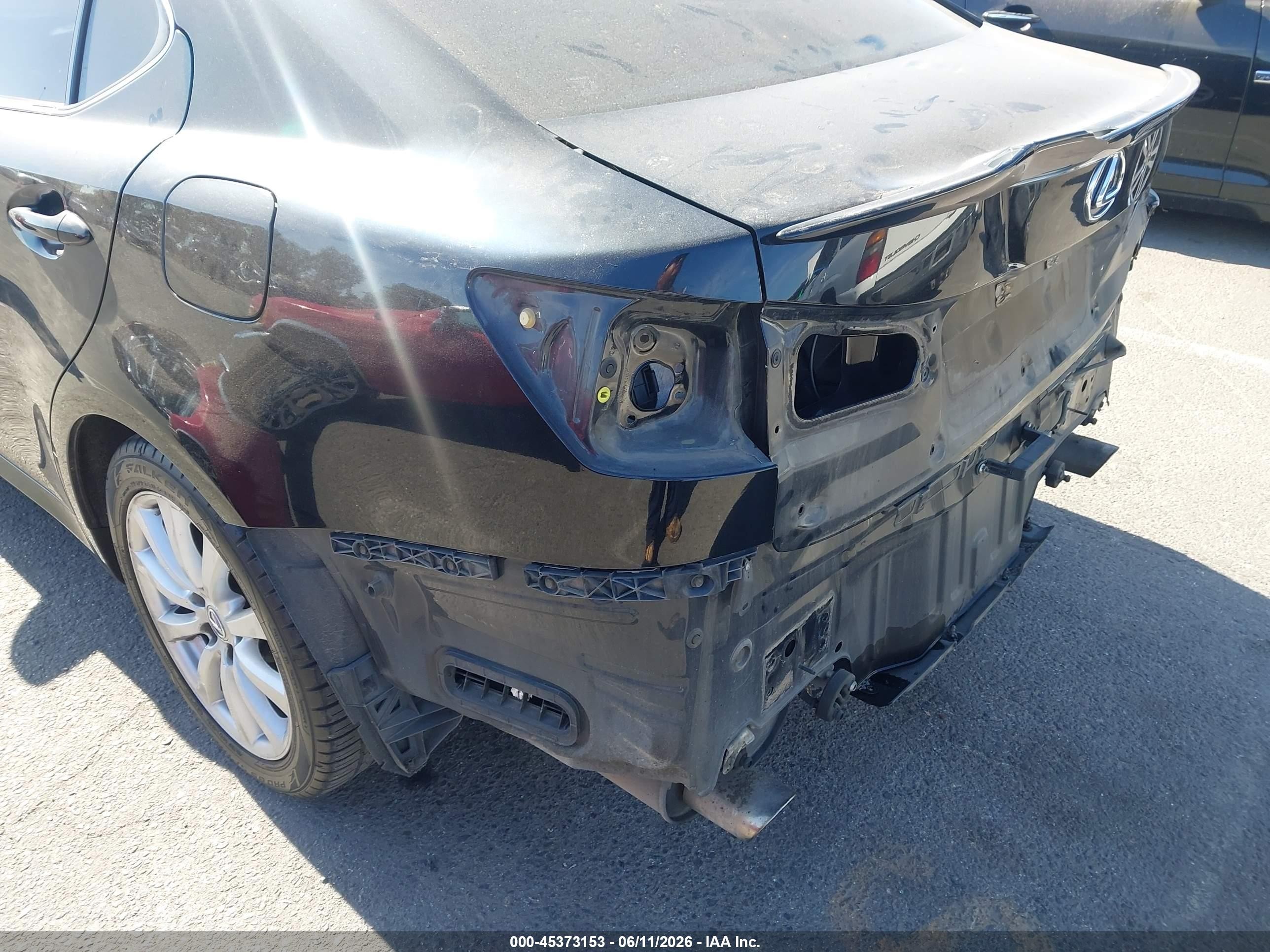 2008 Lexus Is 250   Black vin: JTHBK262985082458