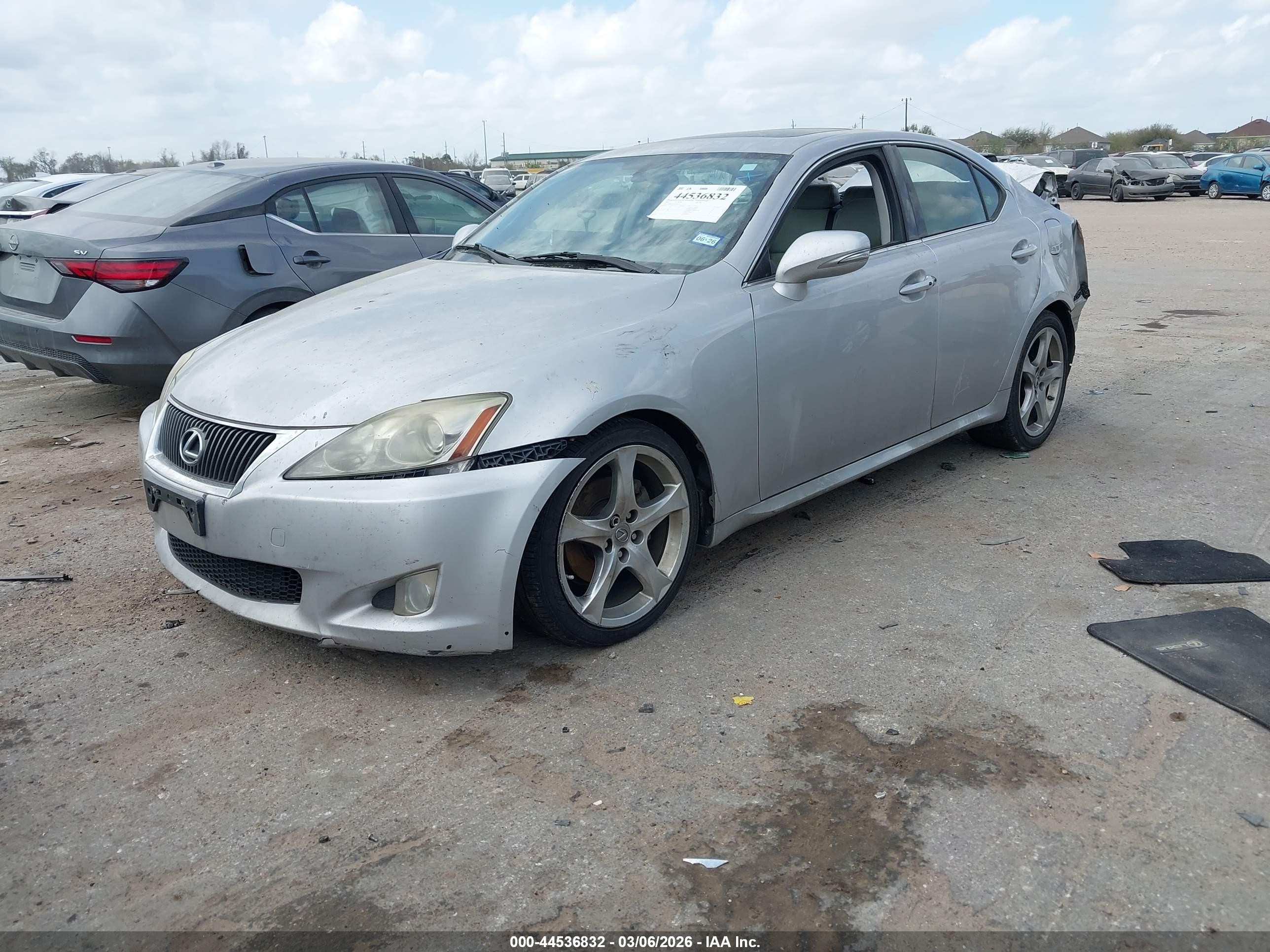 2009 Lexus Is 250 Silver vin: JTHBK262992084777