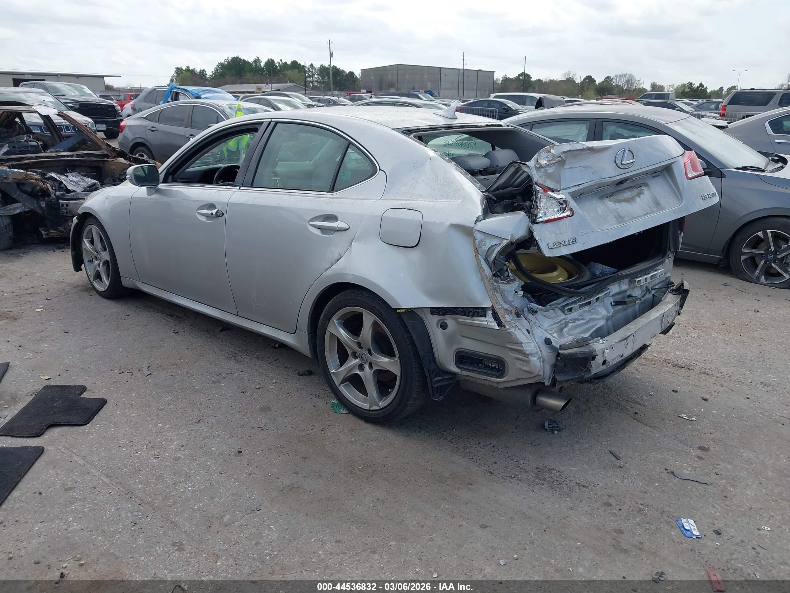 2009 Lexus Is 250 Silver vin: JTHBK262992084777
