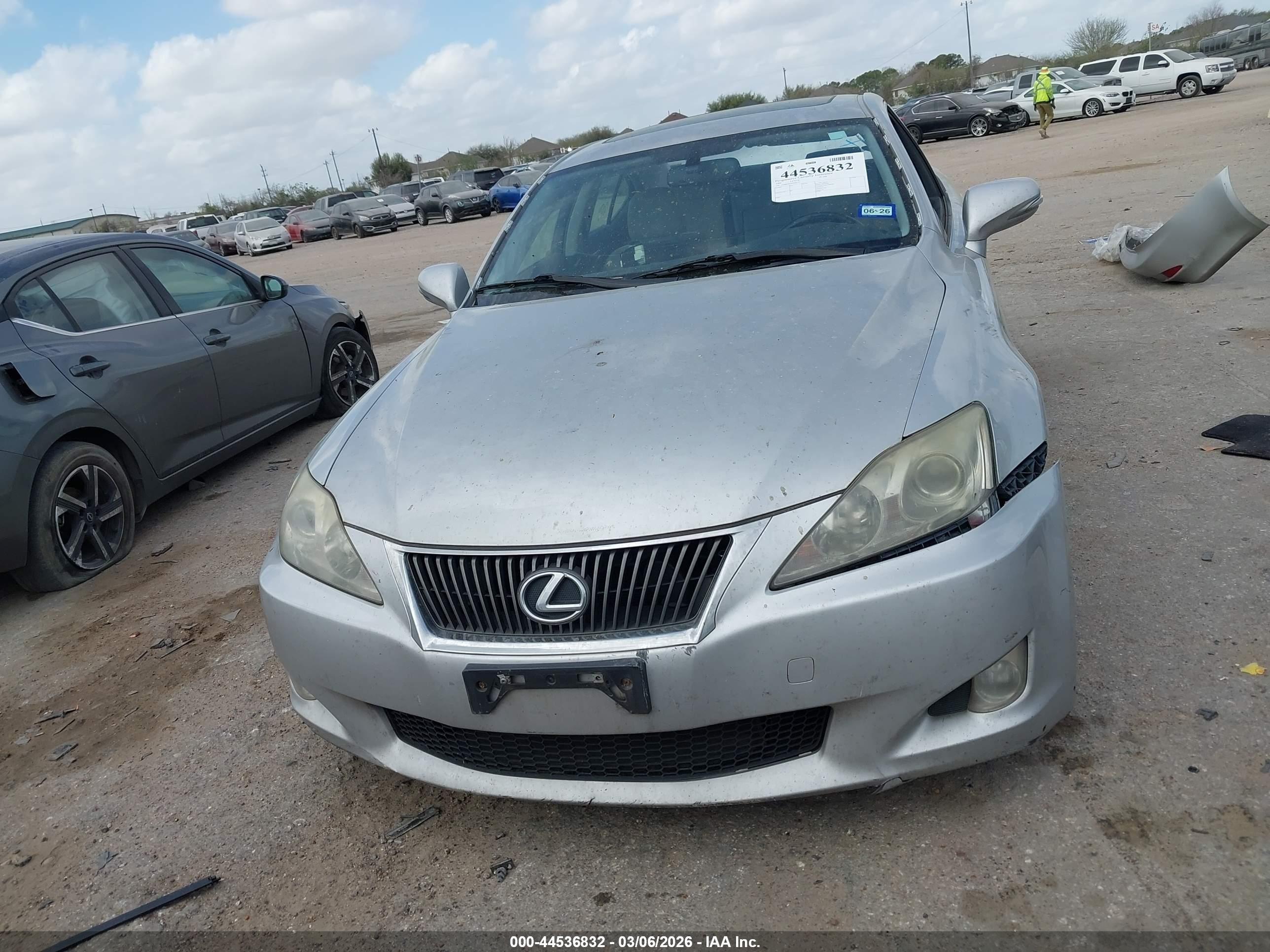 2009 Lexus Is 250 Silver vin: JTHBK262992084777