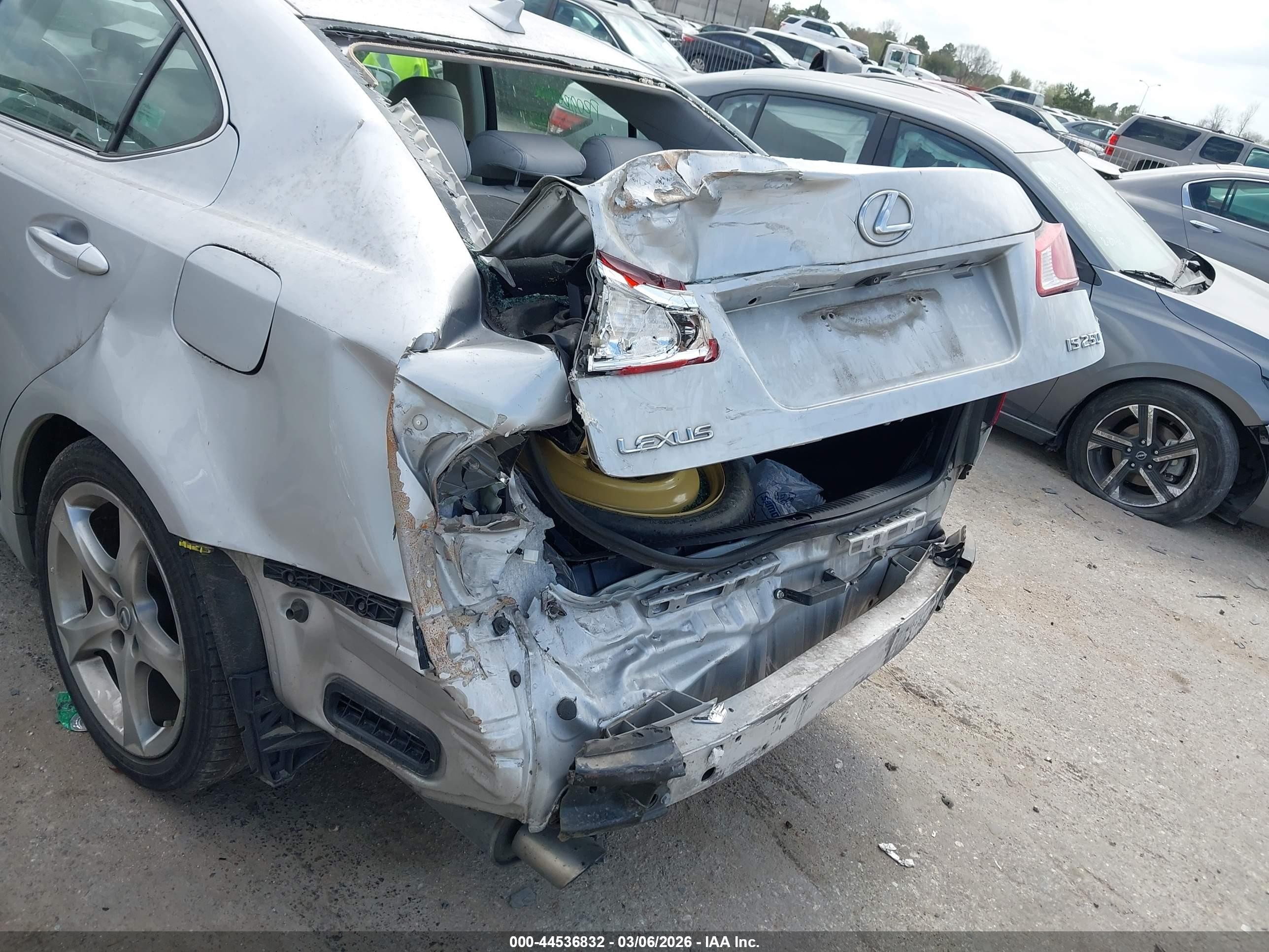 2009 Lexus Is 250 Silver vin: JTHBK262992084777