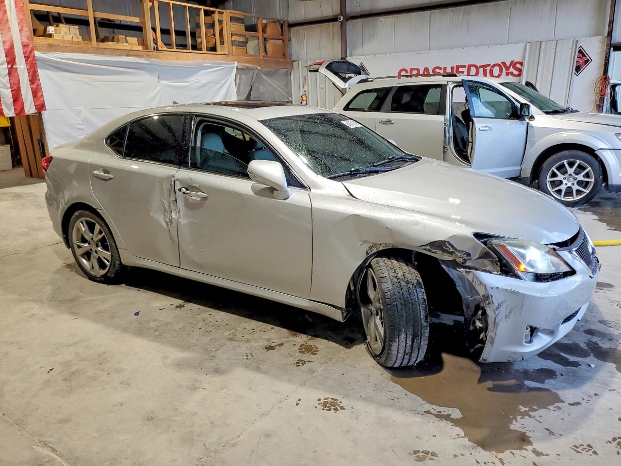 2009 Lexus Is 250 Silver vin: JTHBK262992087968