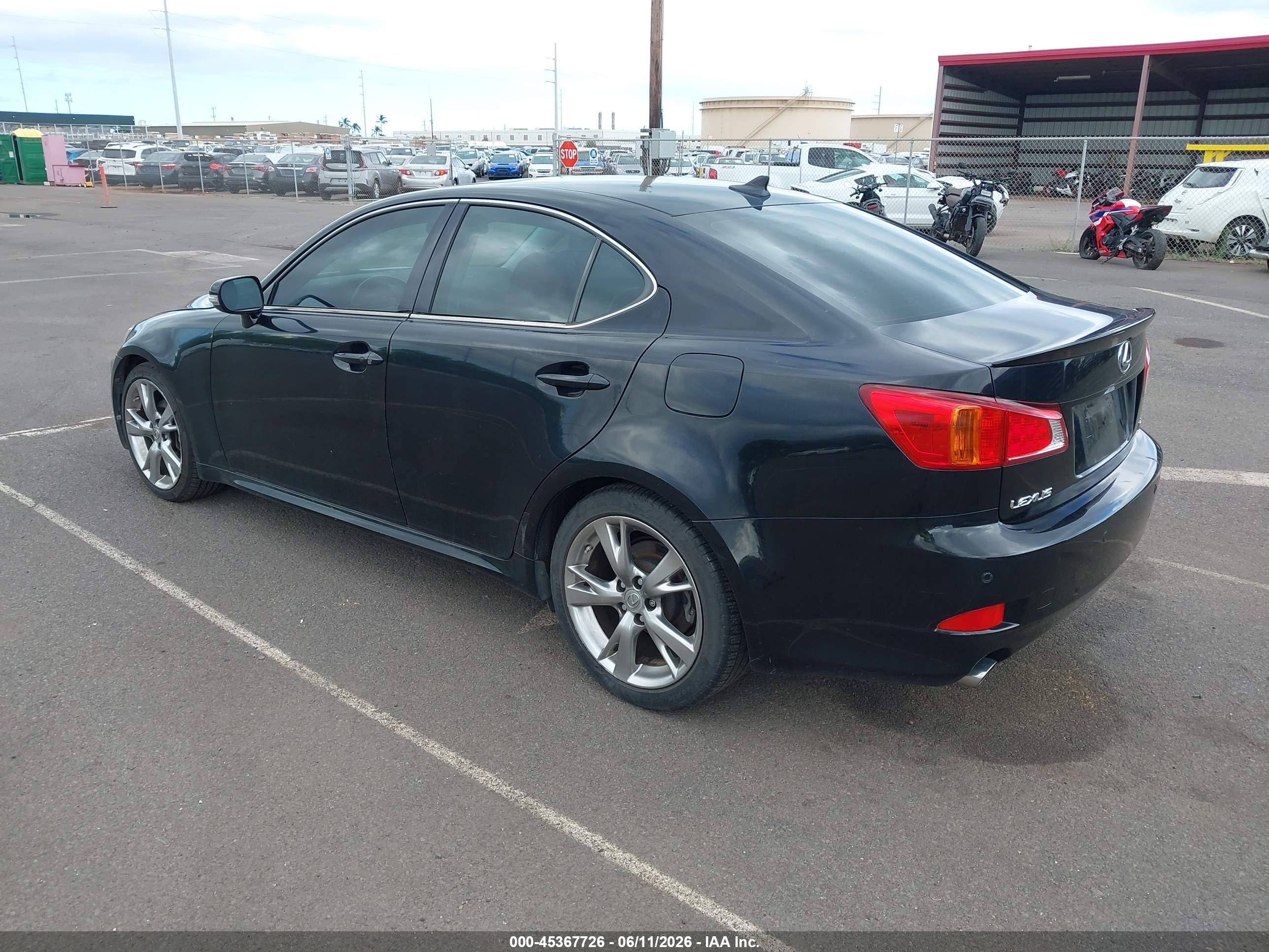 2009 Lexus Is 250   Black vin: JTHBK262995095681