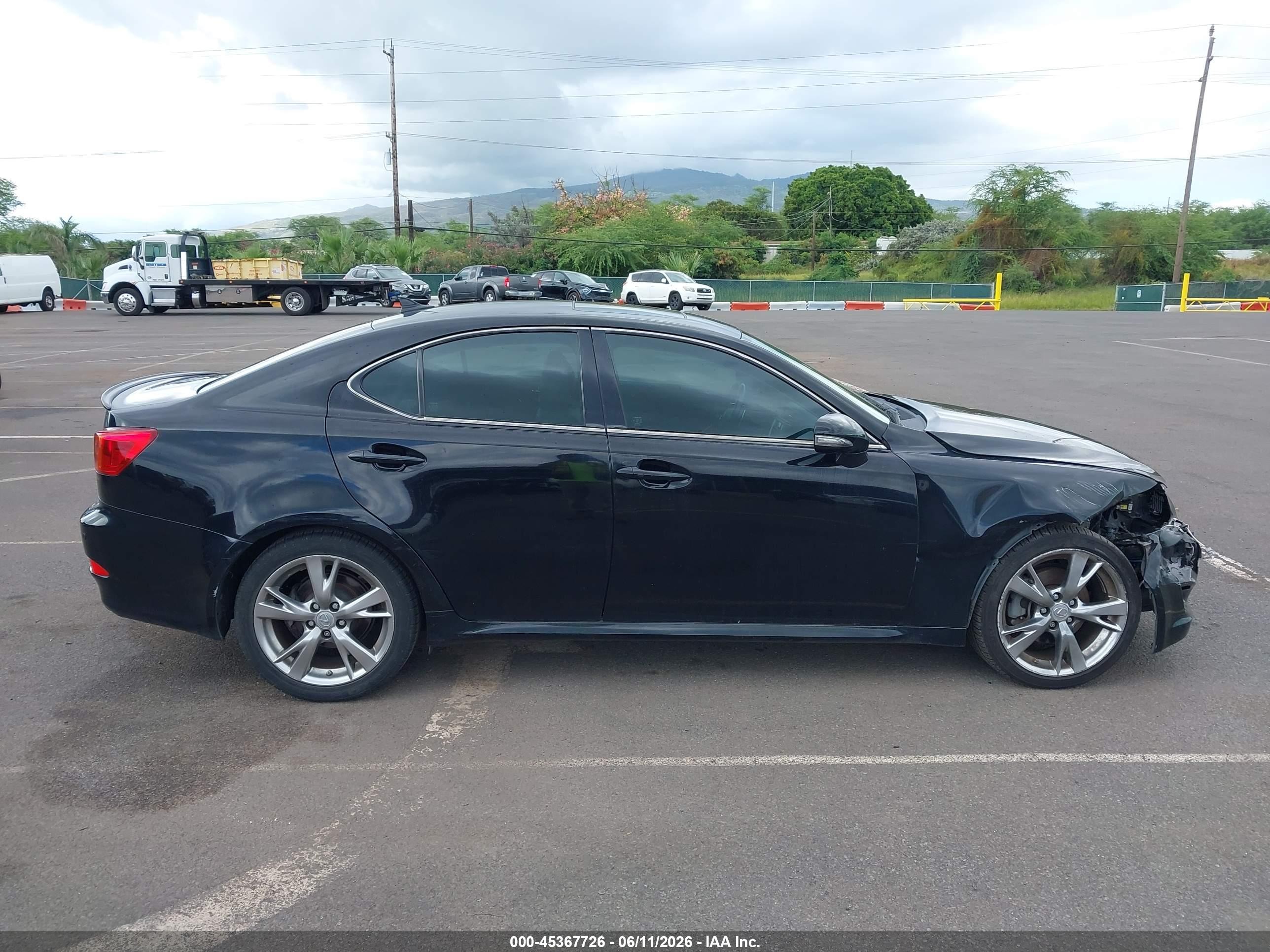 2009 Lexus Is 250   Black vin: JTHBK262995095681