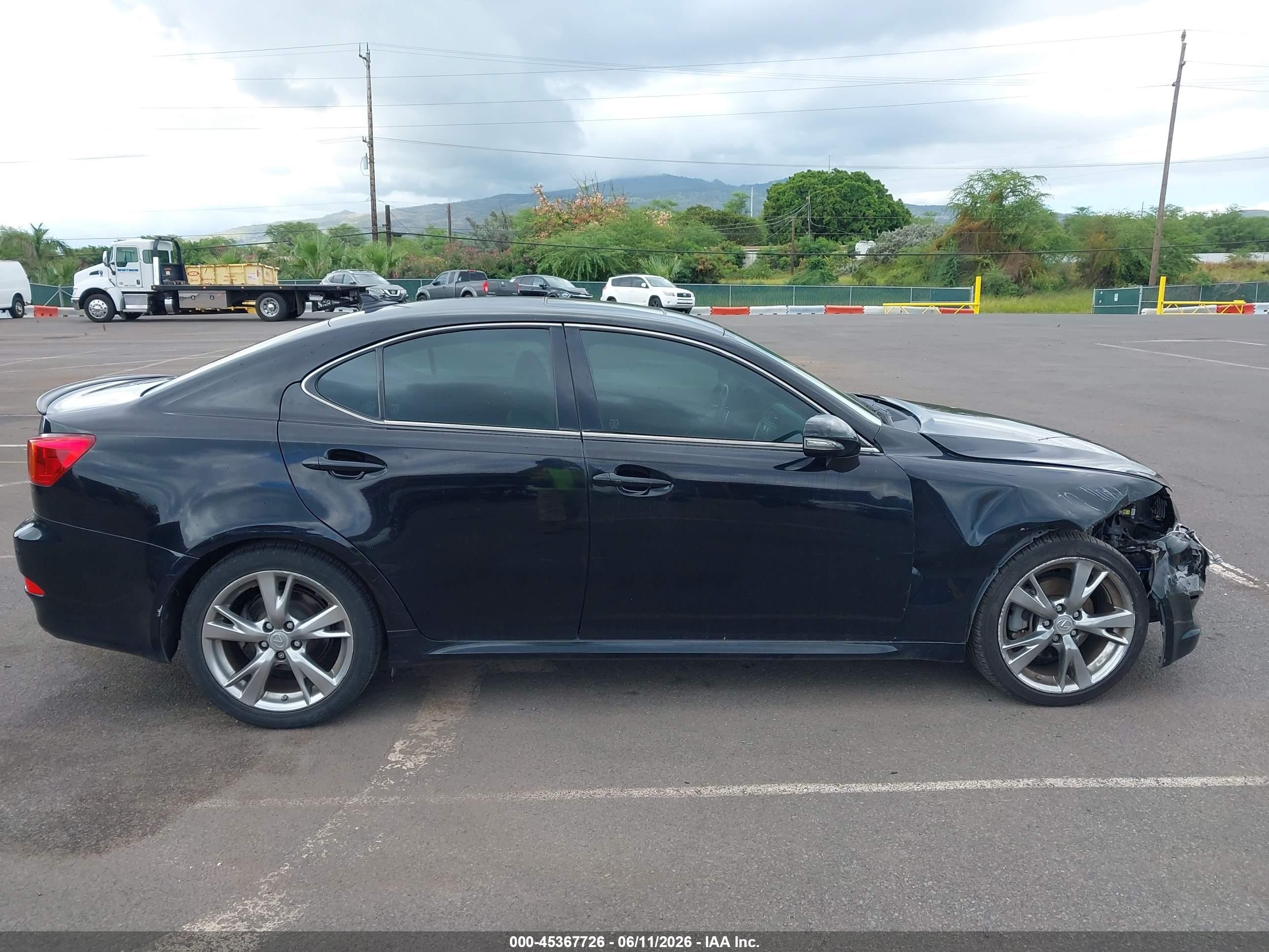 2009 Lexus Is 250   Black vin: JTHBK262995095681