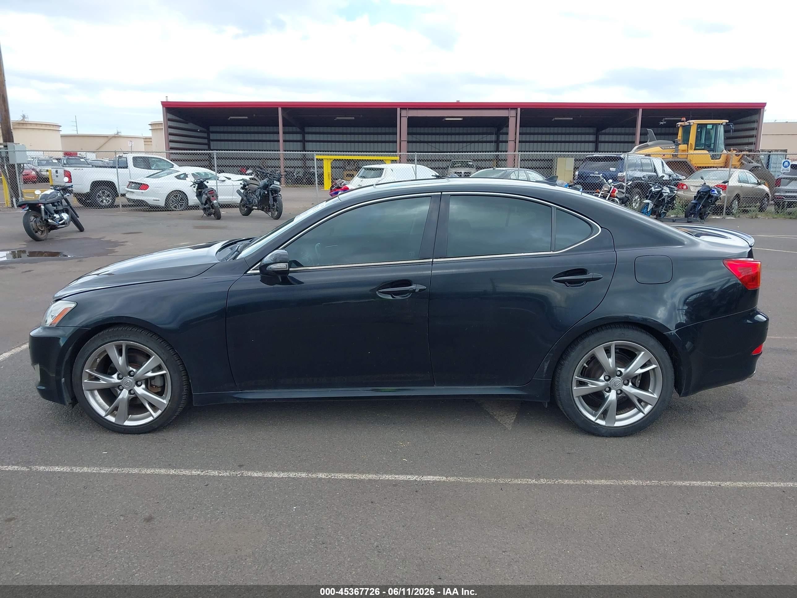 2009 Lexus Is 250   Black vin: JTHBK262995095681