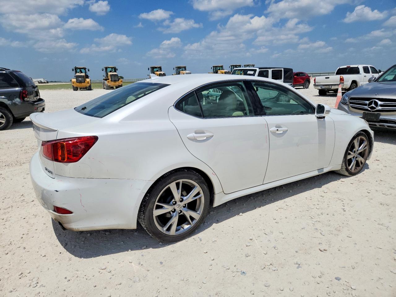 2009 Lexus Is 250 White vin: JTHBK262995096944
