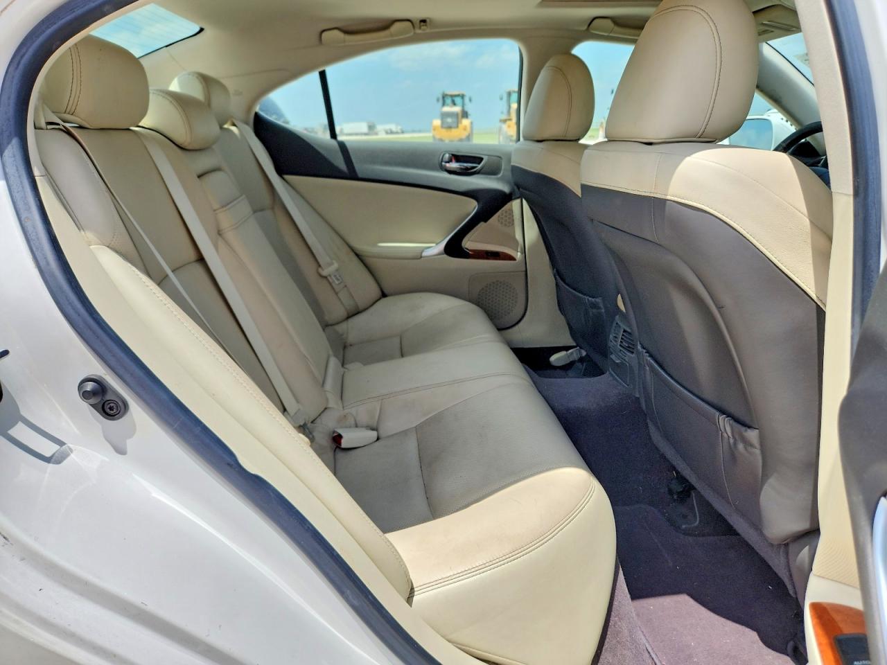 2009 Lexus Is 250 White vin: JTHBK262995096944