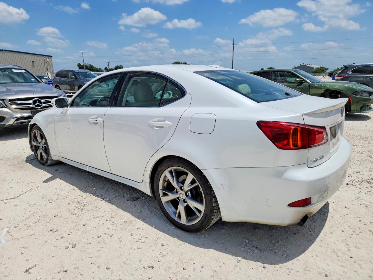 2009 Lexus Is 250 White vin: JTHBK262995096944