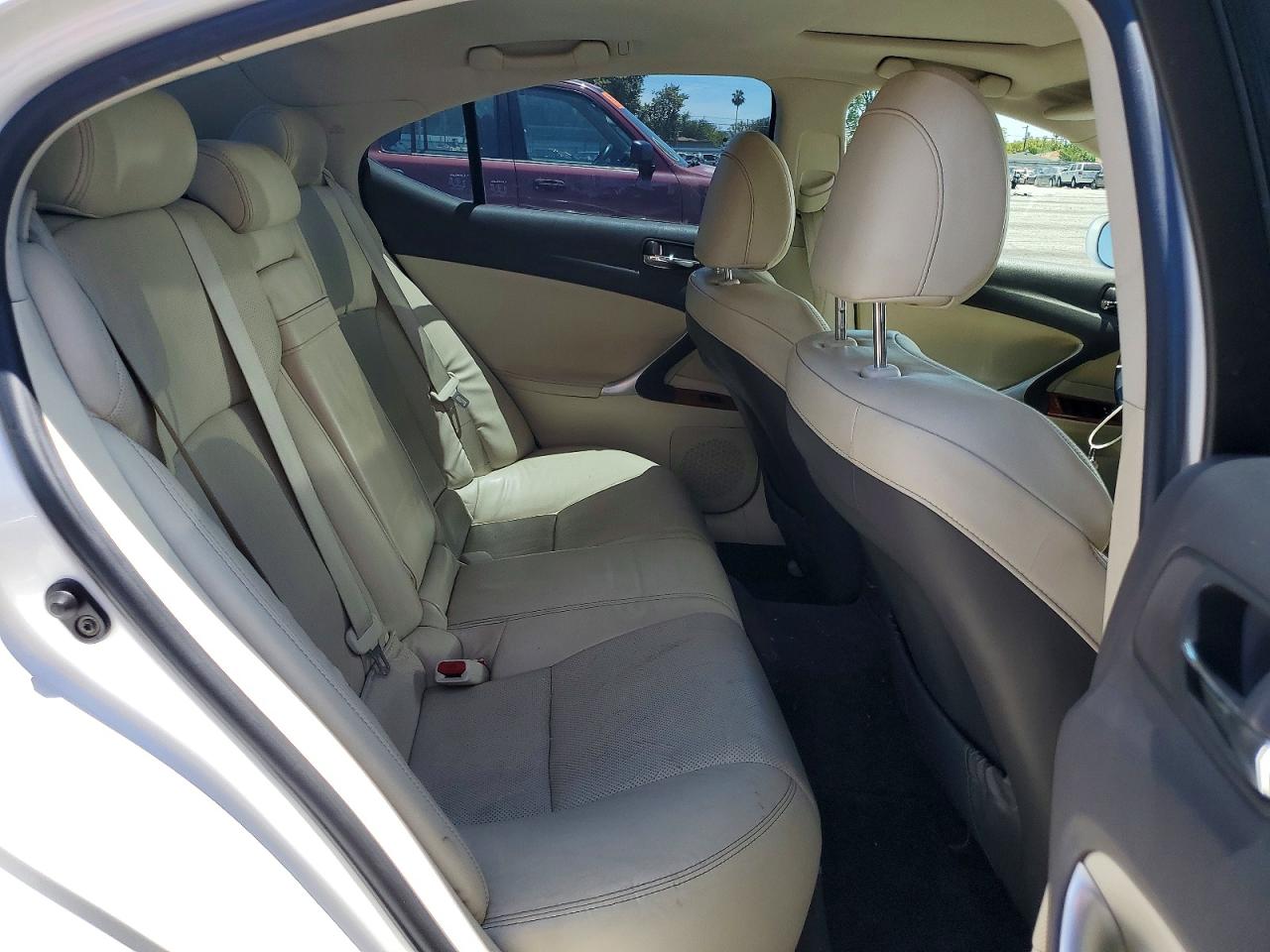 2009 Lexus Is 250 White vin: JTHBK262995102399