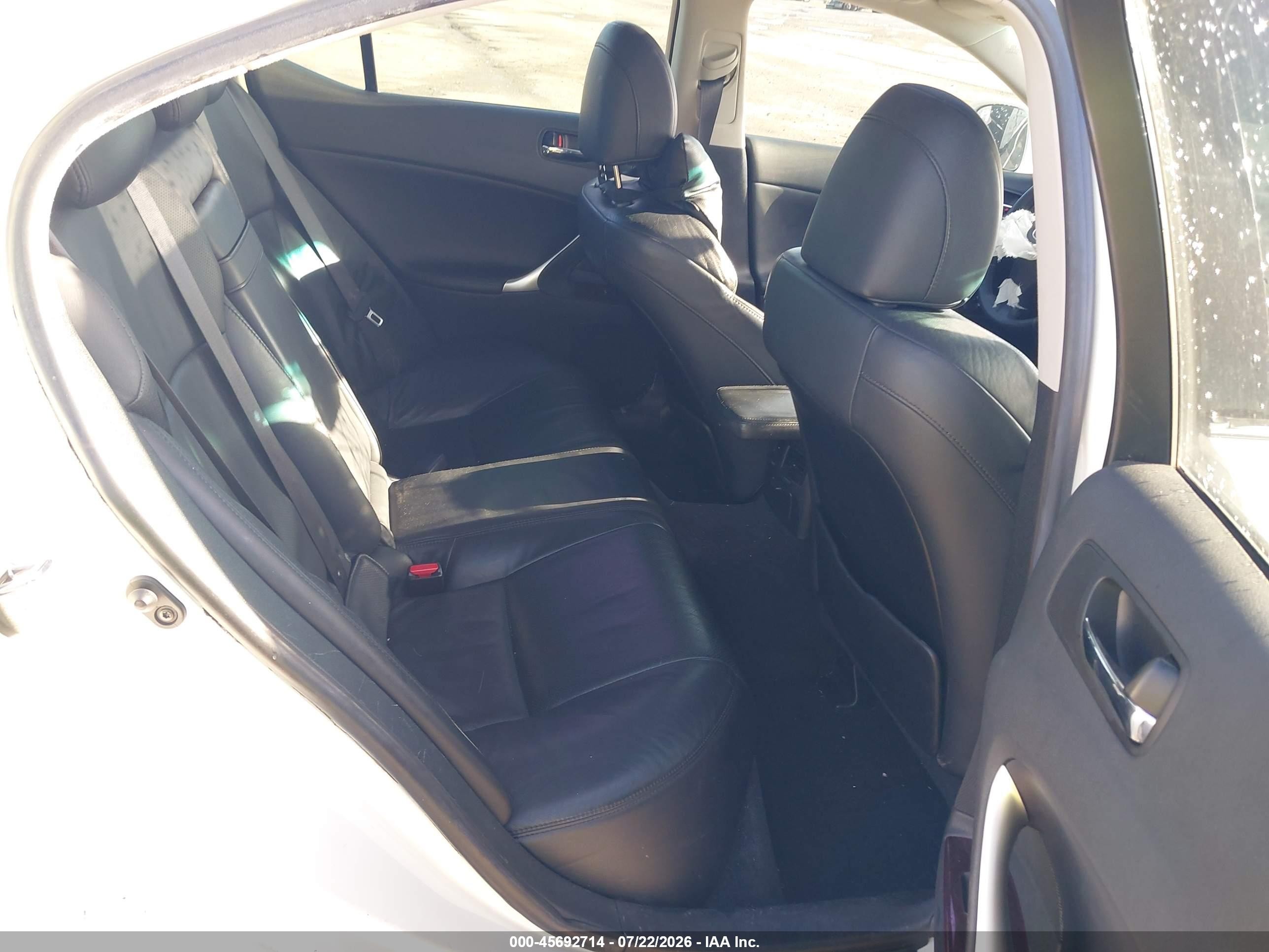 2006 Lexus Is 250   Белый vin: JTHBK262X62013275