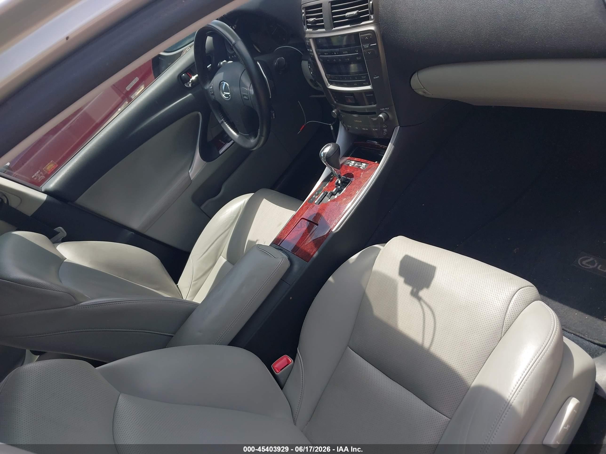 2006 Lexus Is 250   Gray vin: JTHBK262X65006129