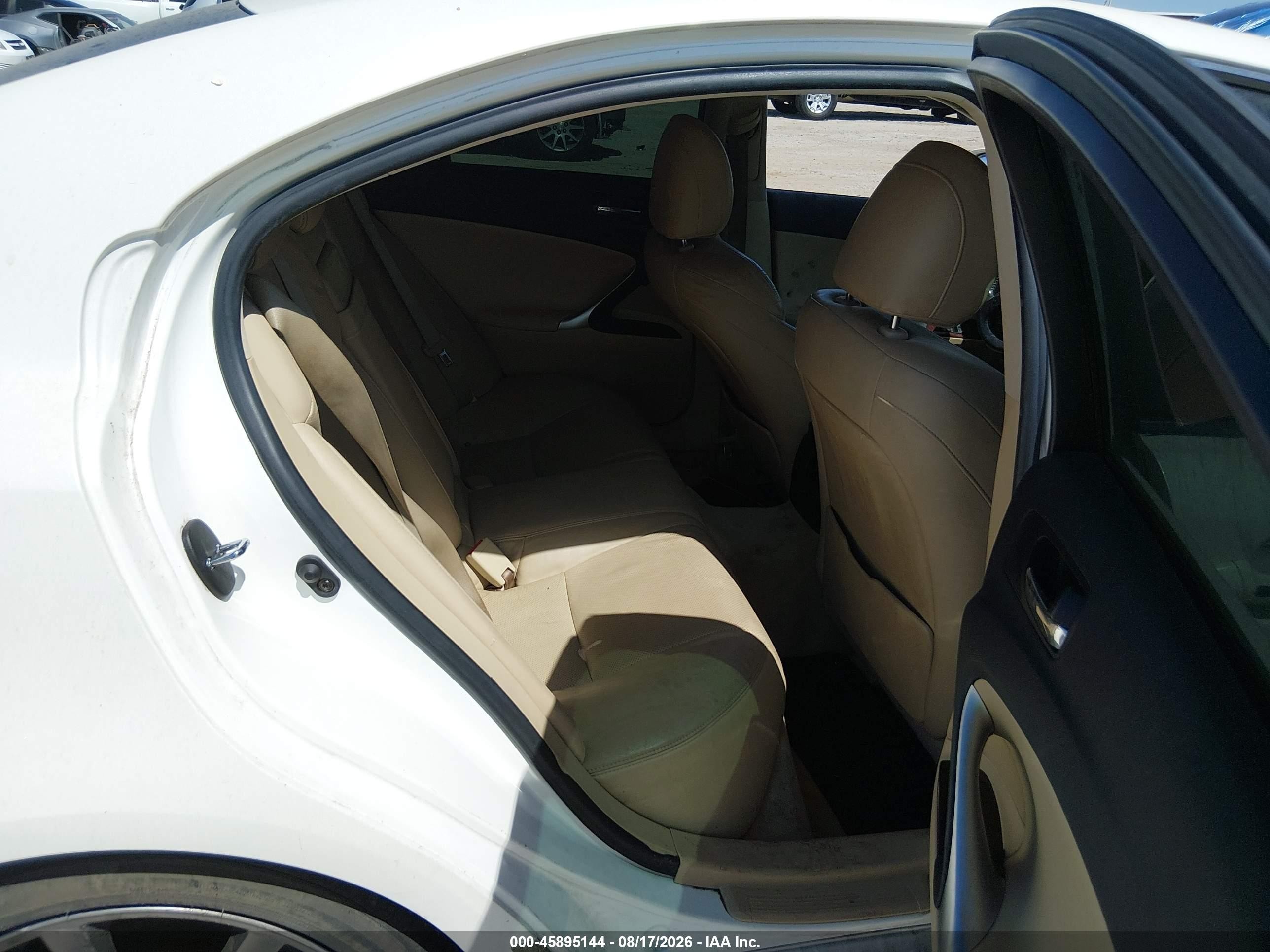 2006 Lexus Is 250 Белый vin: JTHBK262X65015459