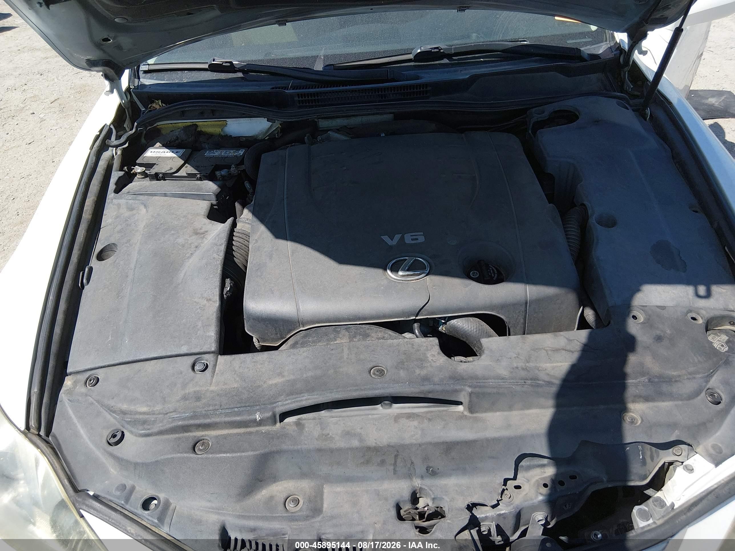 2006 Lexus Is 250 Белый vin: JTHBK262X65015459