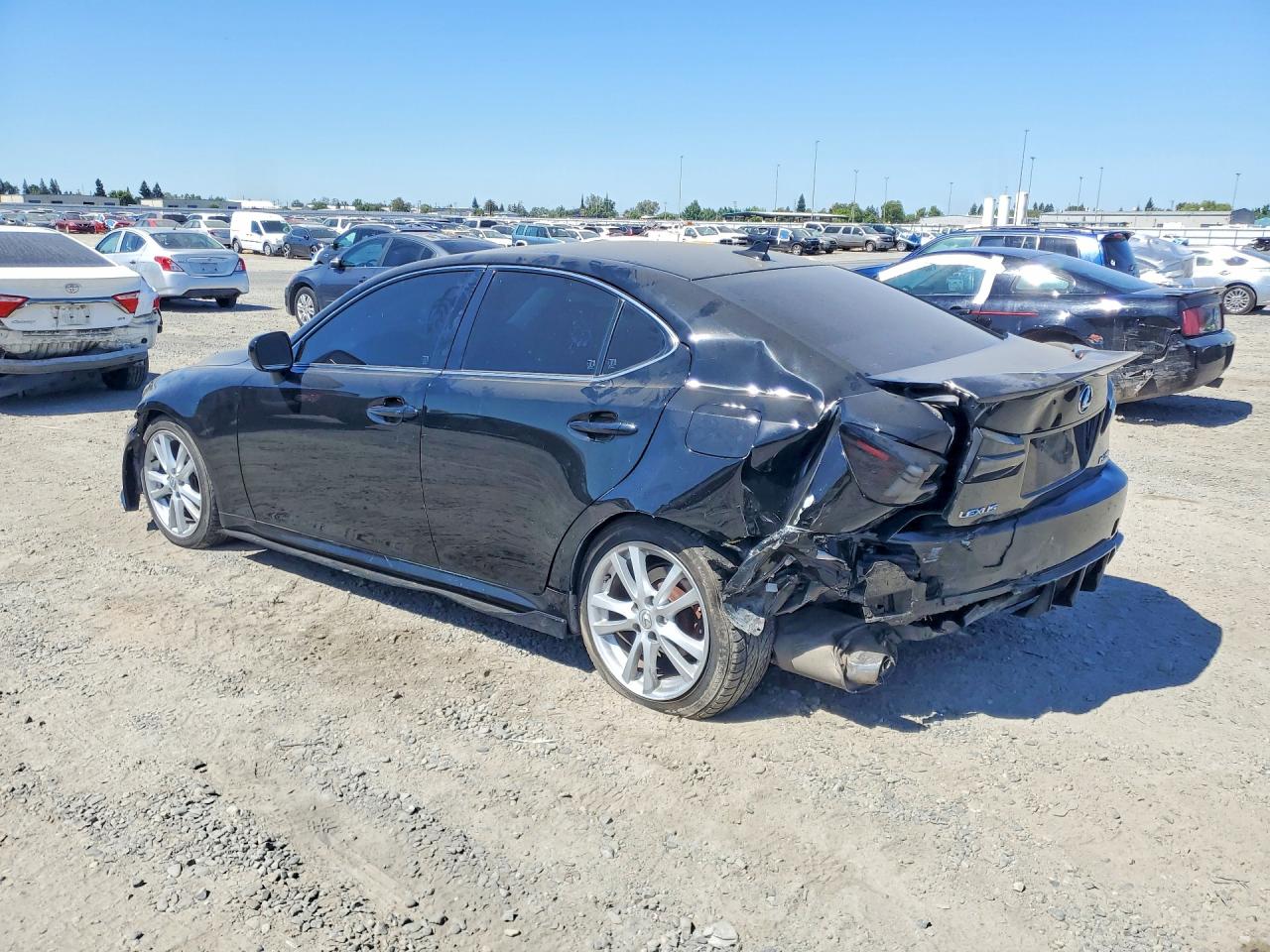 2007 Lexus Is 250 Black vin: JTHBK262X72043135
