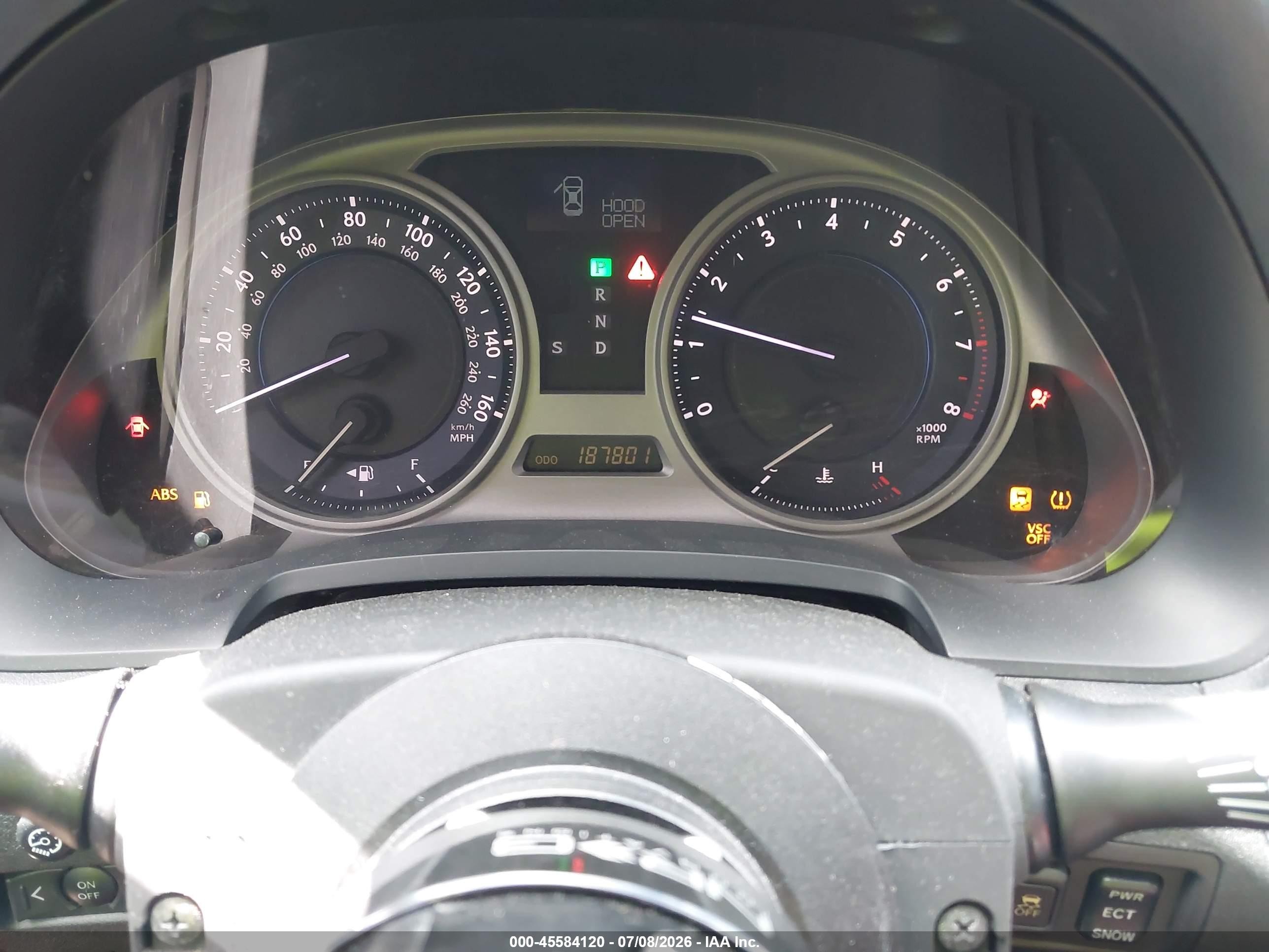 2007 Lexus Is 250   Black vin: JTHBK262X72057715