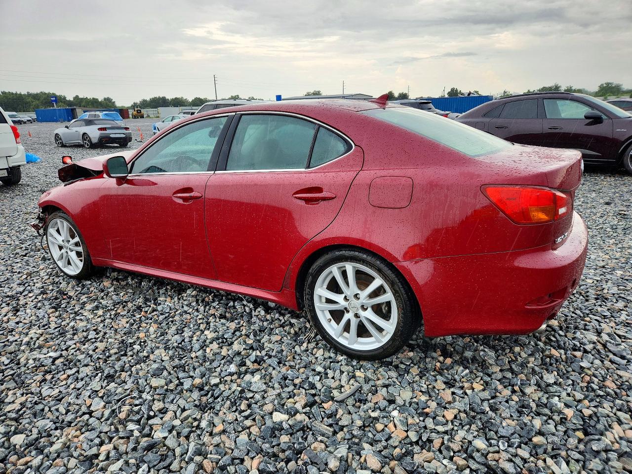 2007 Lexus Is 250 Base Burgundy vin: JTHBK262X75048110