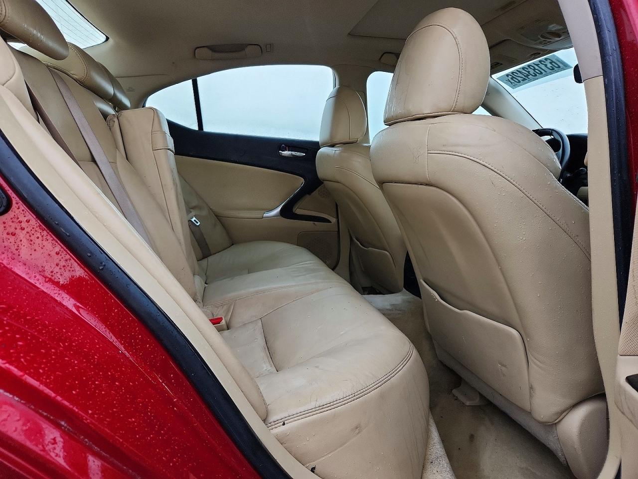 2007 Lexus Is 250 Base Burgundy vin: JTHBK262X75048110