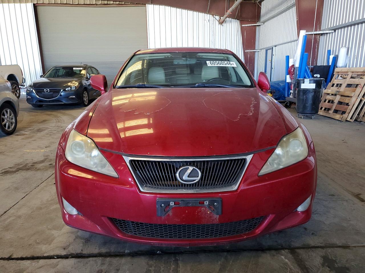 2007 Lexus Is 250 Red vin: JTHBK262X75050441