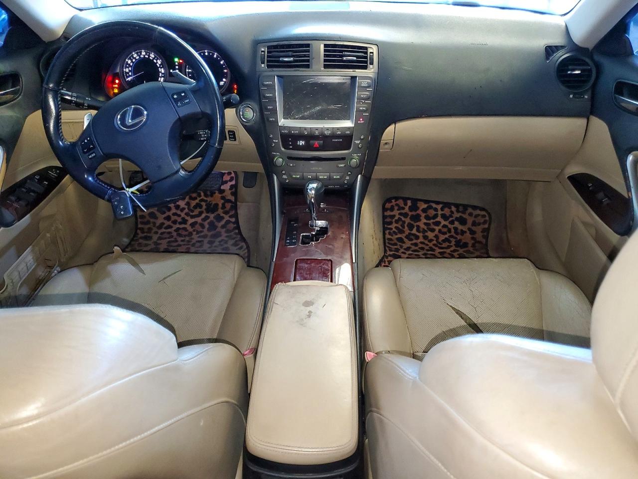 2007 Lexus Is 250 Red vin: JTHBK262X75050441