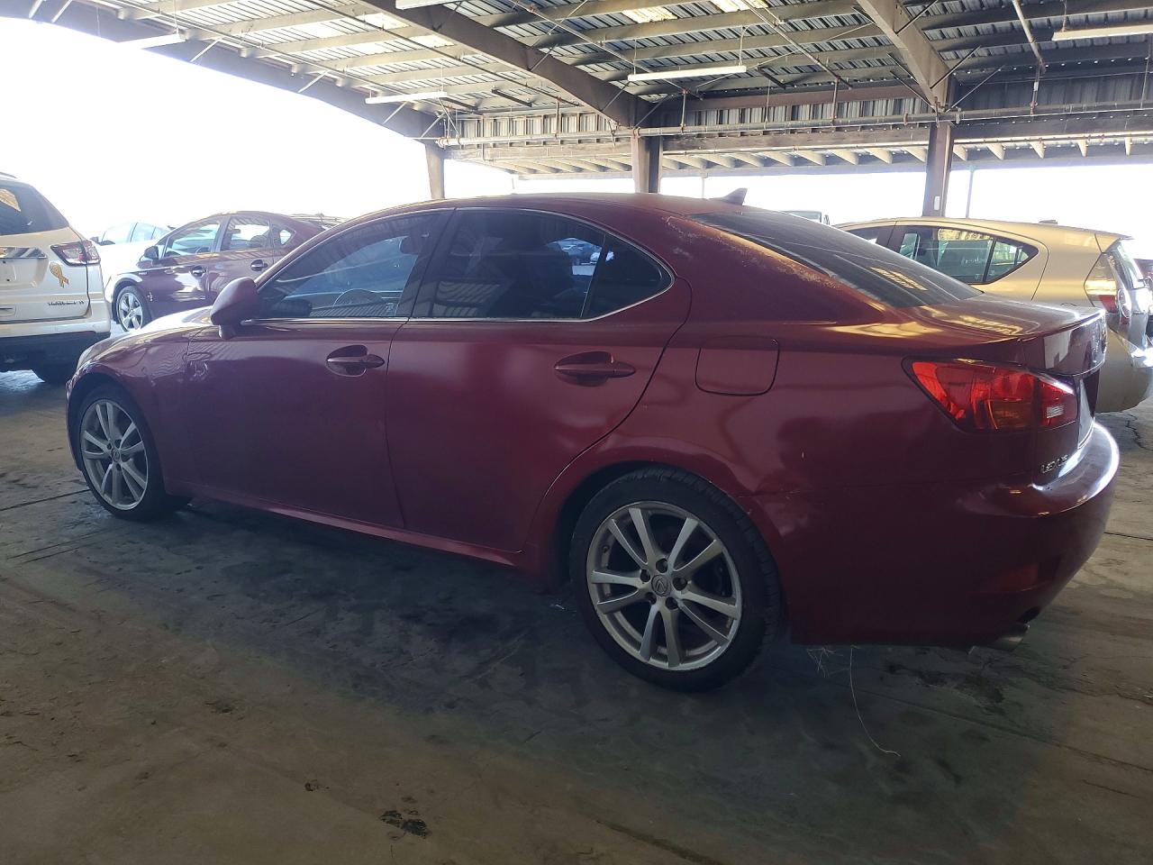 2007 Lexus Is 250 Red vin: JTHBK262X75050441