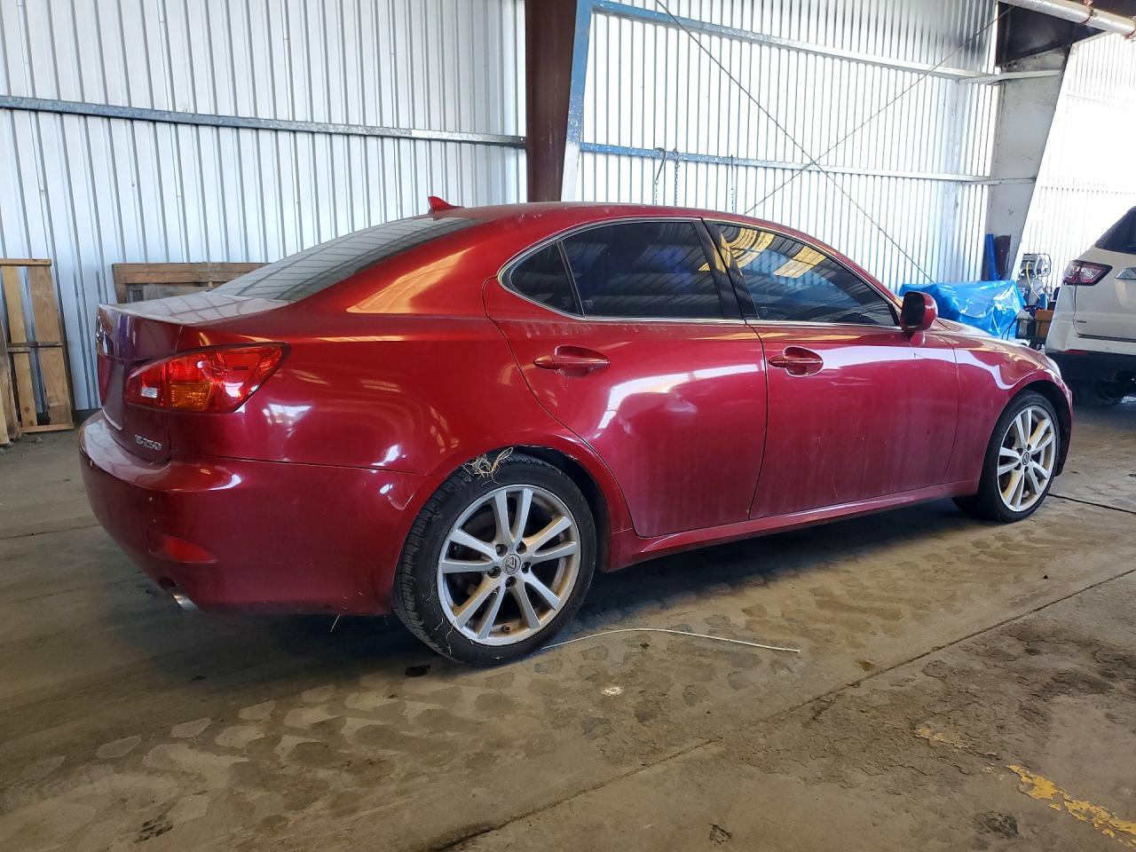 2007 Lexus Is 250 Red vin: JTHBK262X75050441