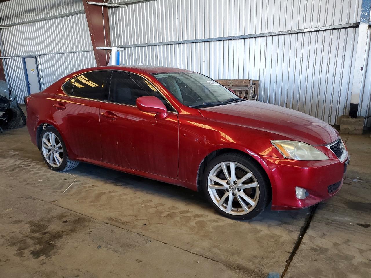 2007 Lexus Is 250 Red vin: JTHBK262X75050441