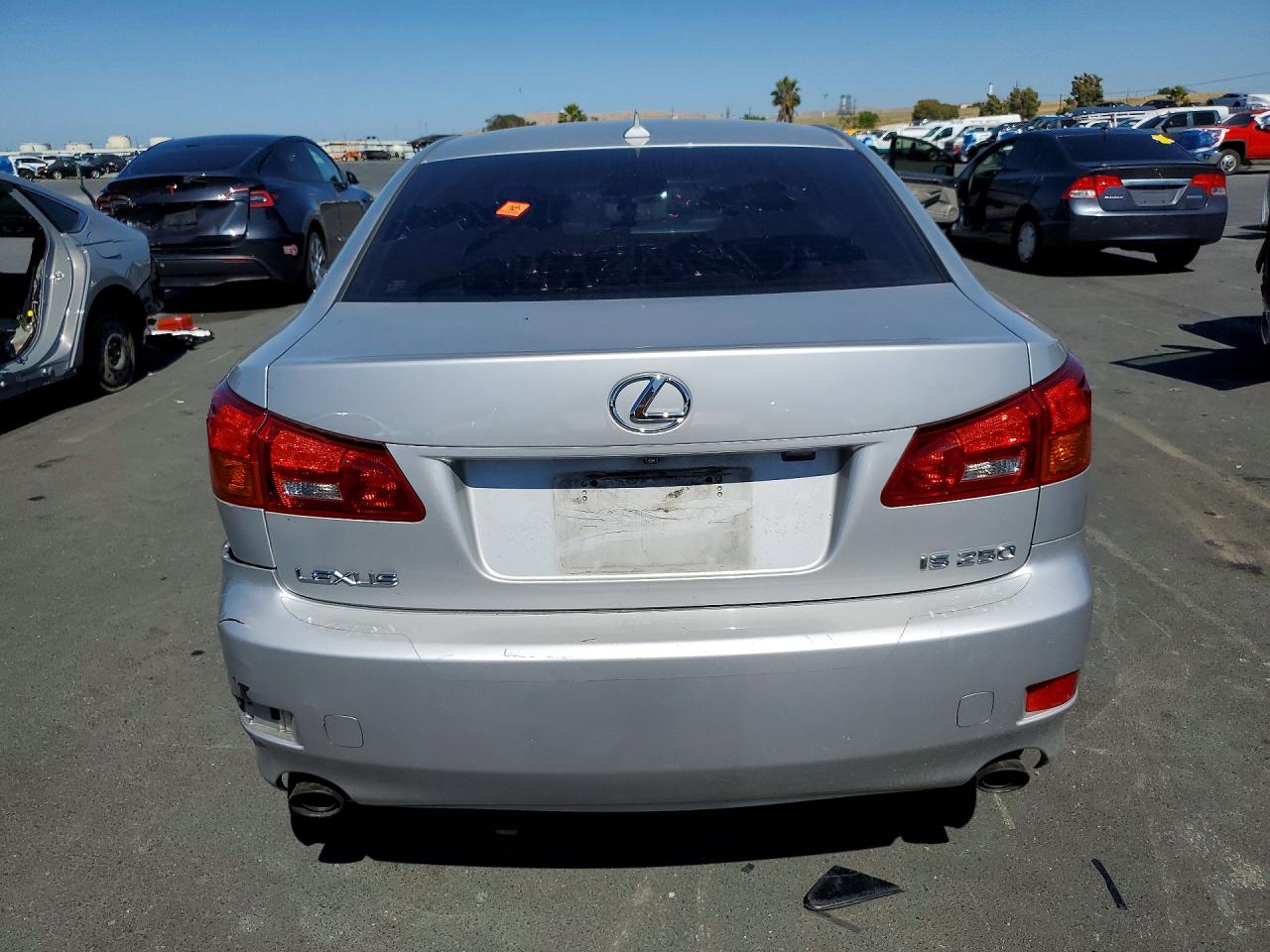 2008 Lexus Is 250 Silver vin: JTHBK262X82076749