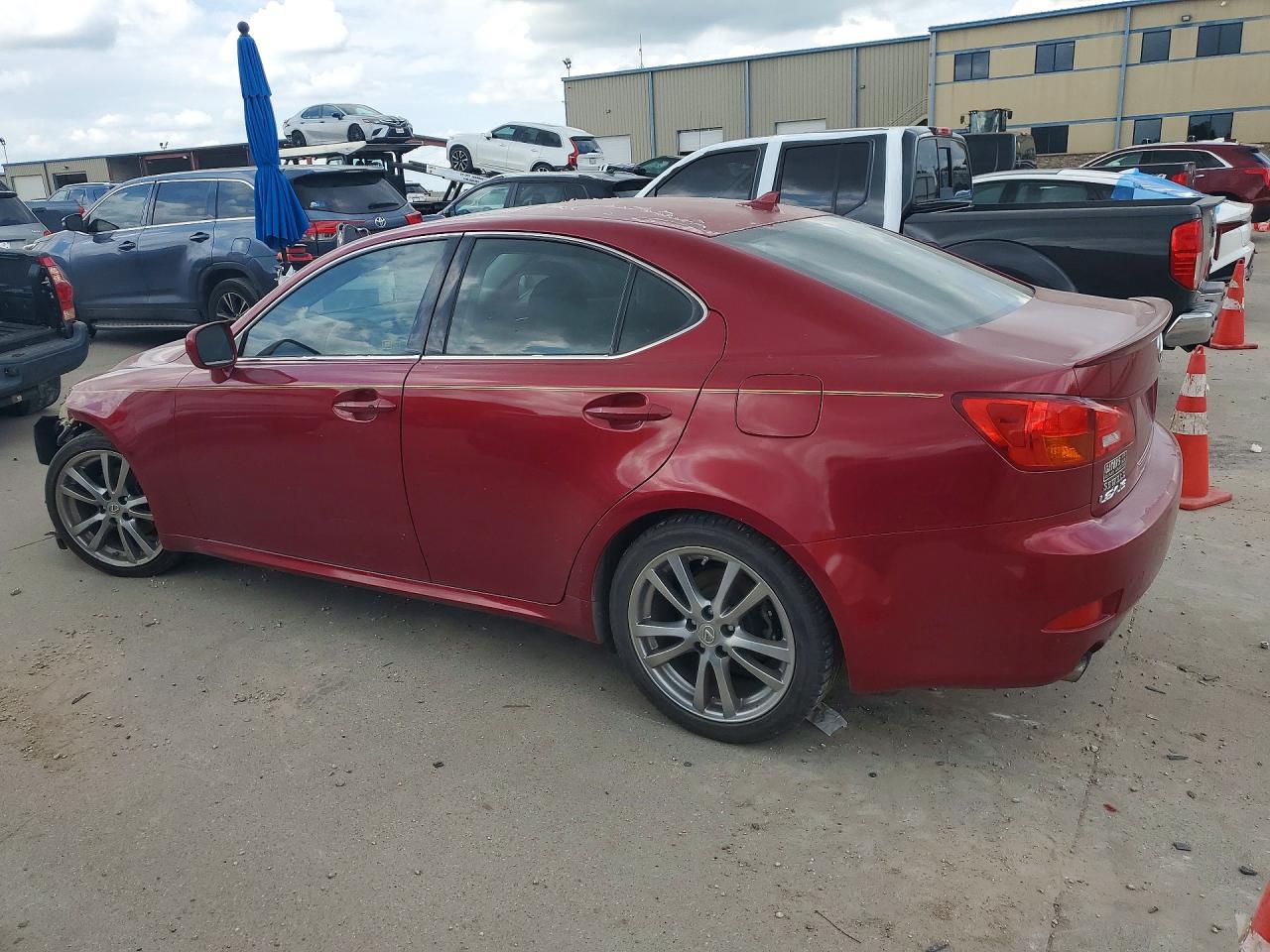 2008 Lexus Is 250 Red vin: JTHBK262X85064793