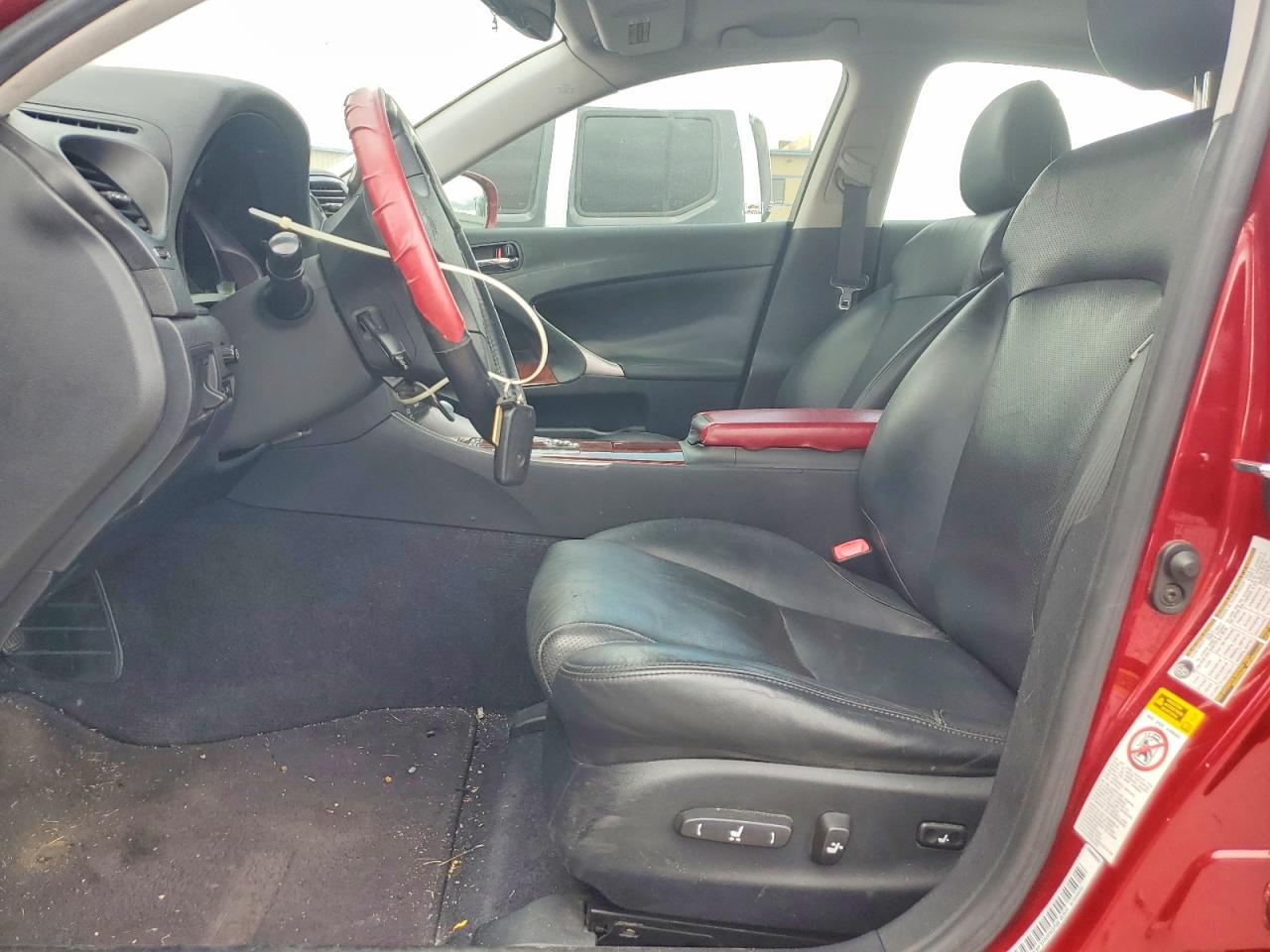 2008 Lexus Is 250 Red vin: JTHBK262X85064793