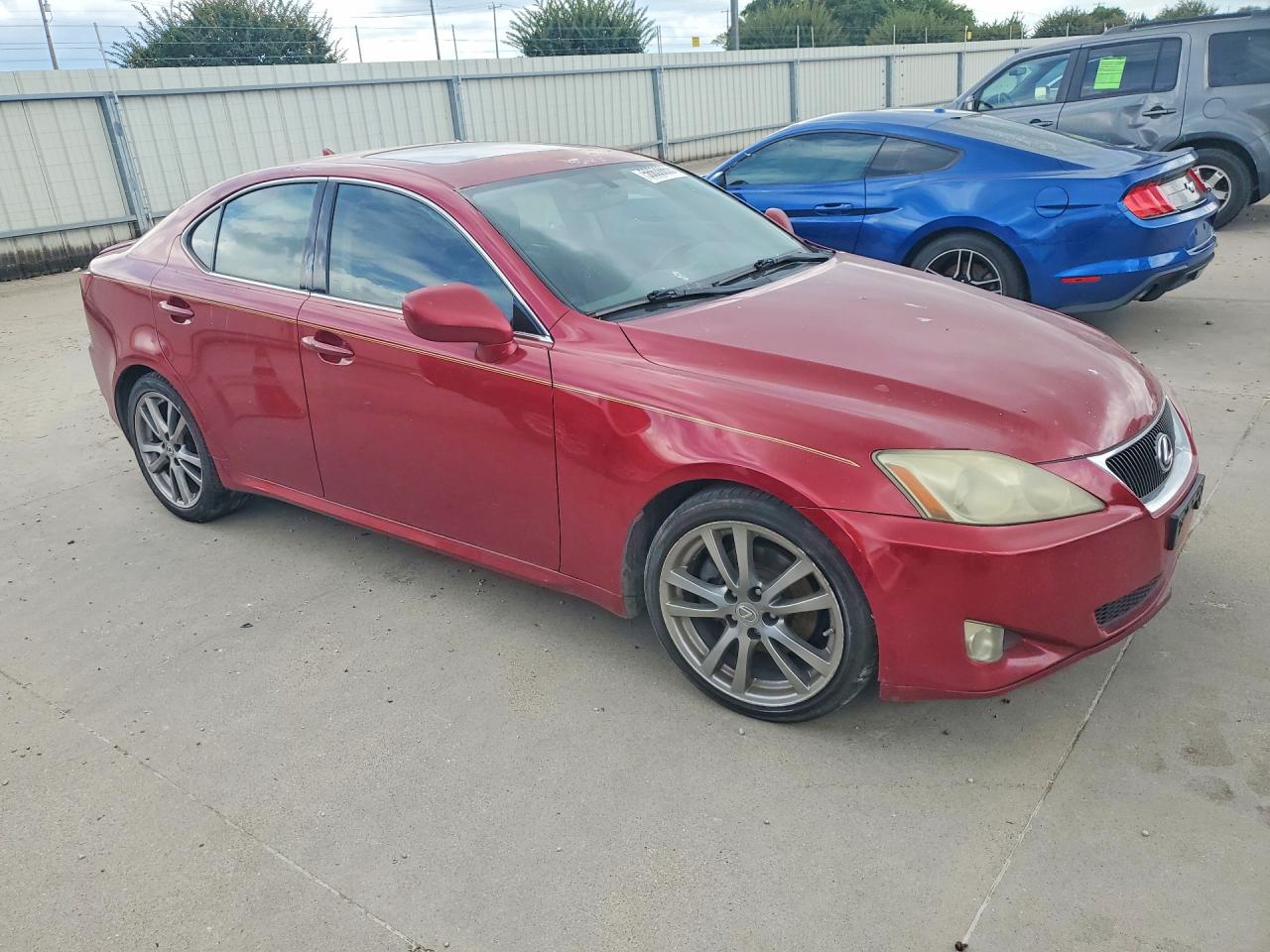 2008 Lexus Is 250 Red vin: JTHBK262X85064793